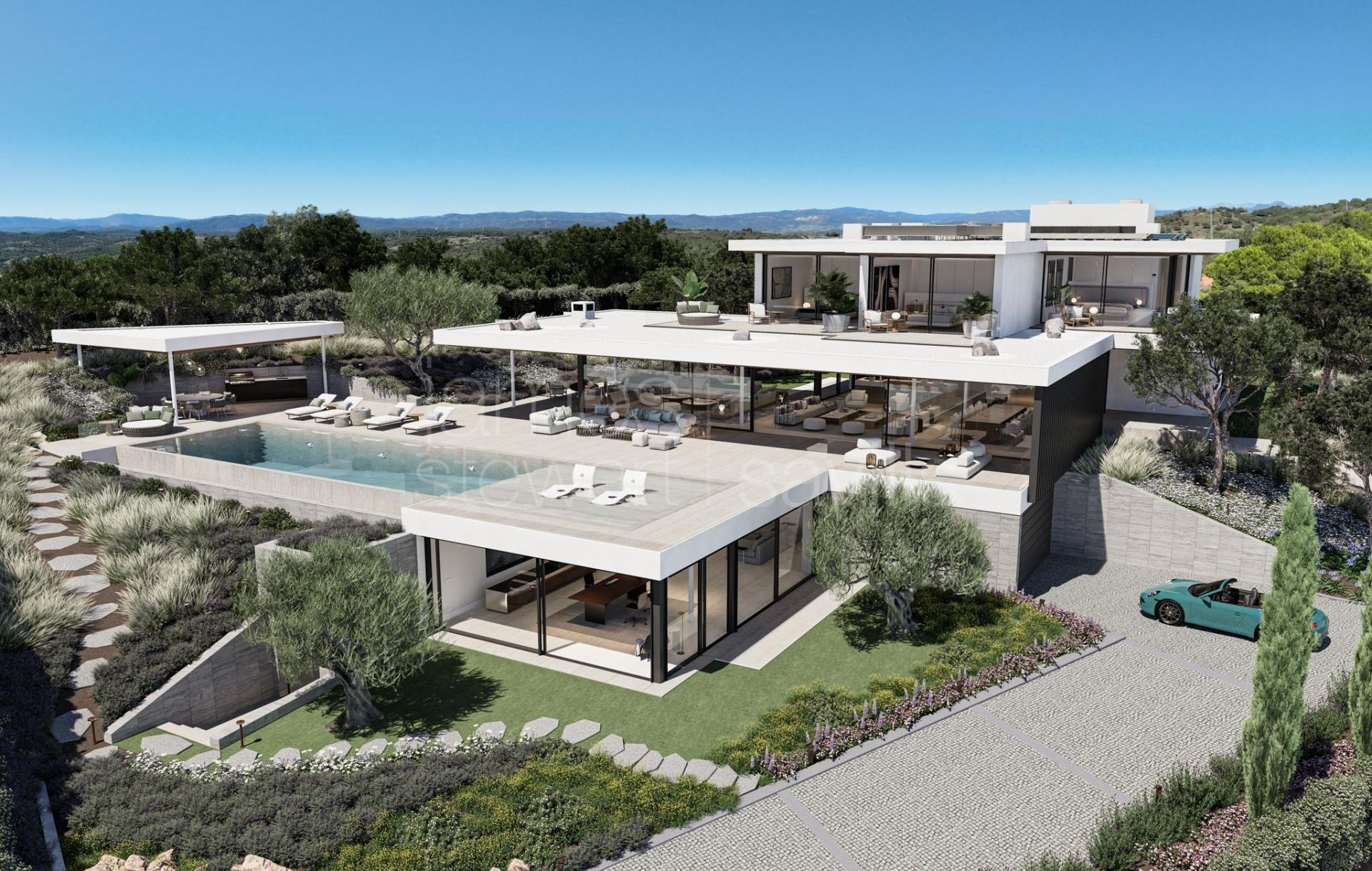 Villa Retiro: Diseño y naturaleza convergen en las alturas de Sotogrande