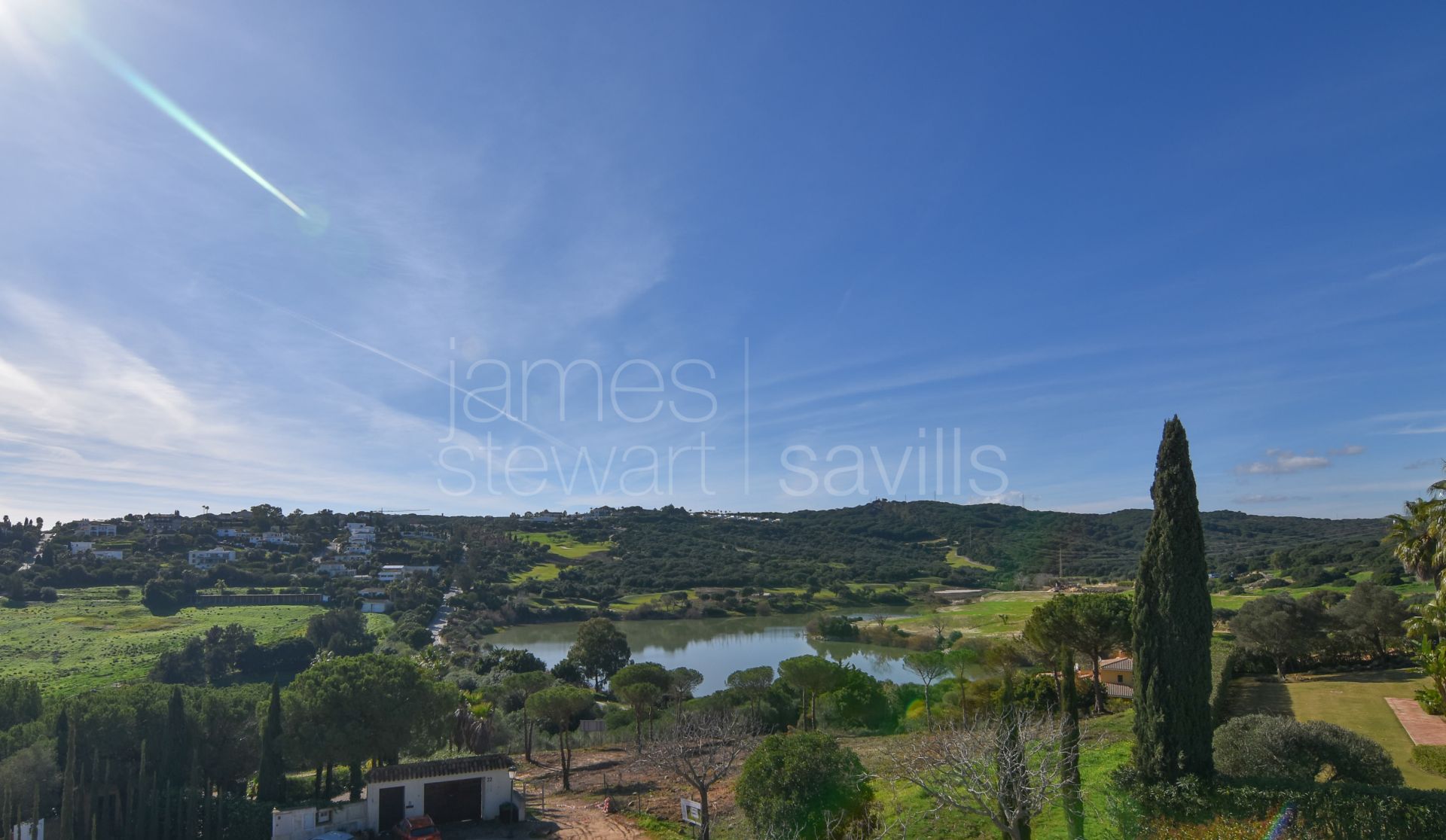 A superb brand new villa with panoramic sea and Sotogrande views