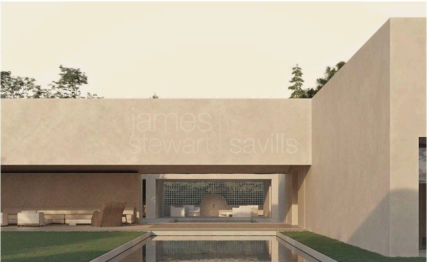 South-Facing Plot with Bespoke One-Story Villa Project in Kings & Queens, Sotogrande