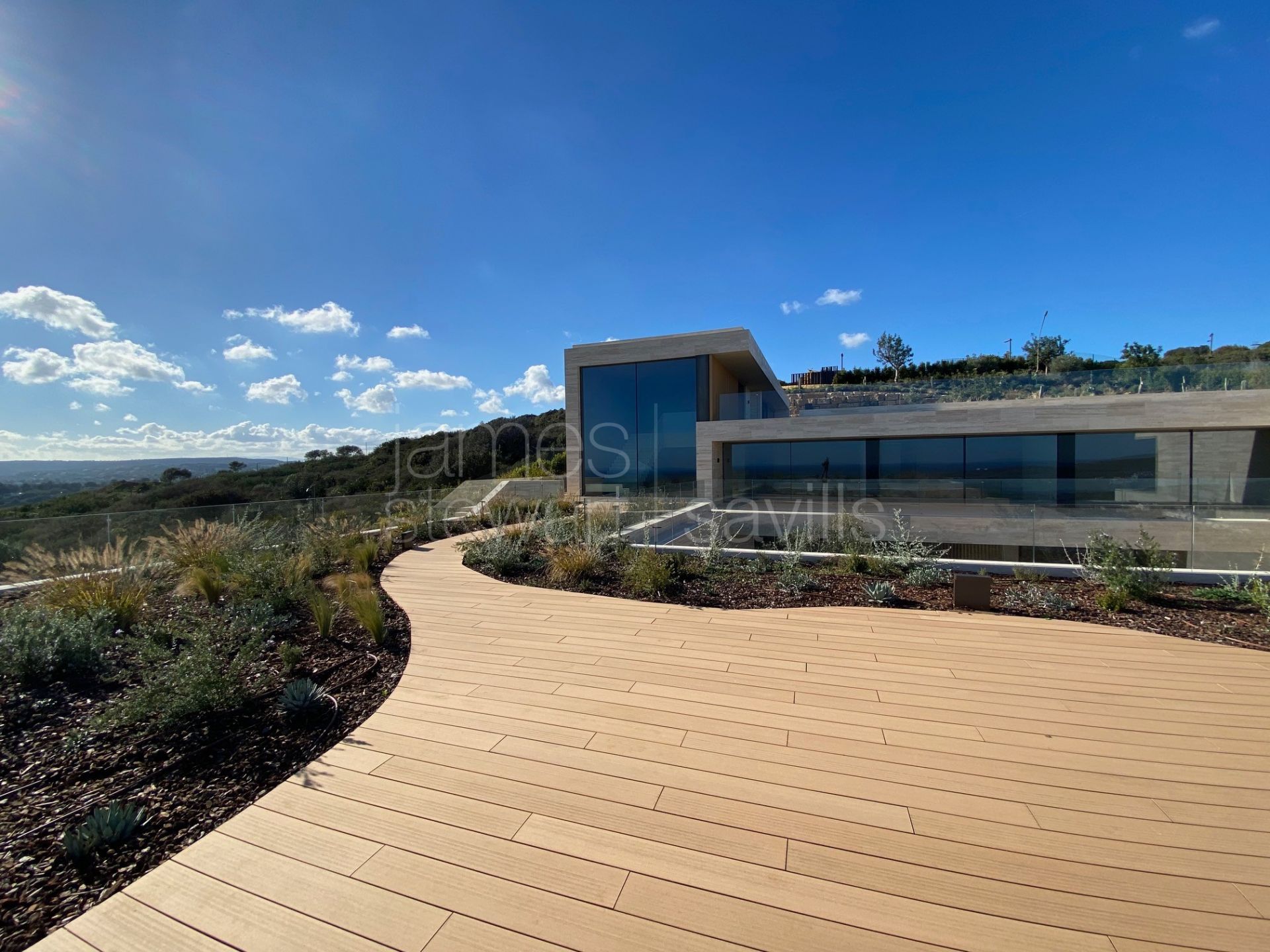 Exceptional Contemporary Villa with Panoramic Sea, Golf and Mountain Views in La Reserva, Sotogrande