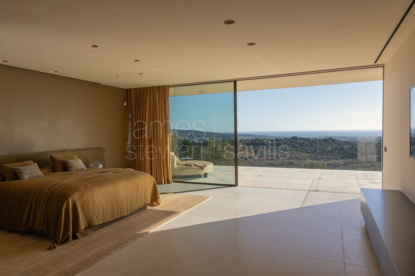 Exceptional Contemporary Villa with Panoramic Sea, Golf and Mountain Views in La Reserva, Sotogrande