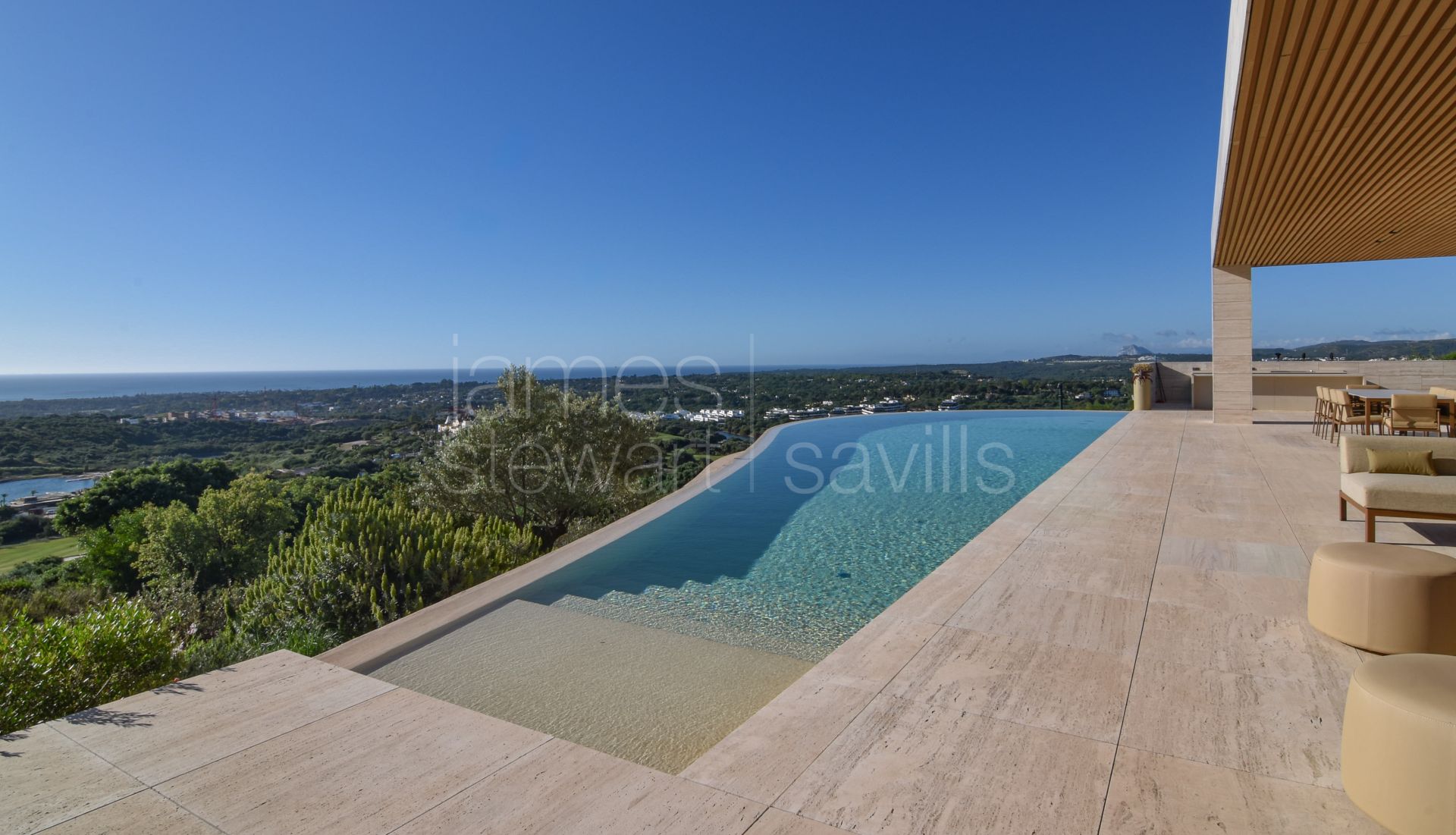 Exceptional Contemporary Villa with Panoramic Sea, Golf and Mountain Views in La Reserva, Sotogrande