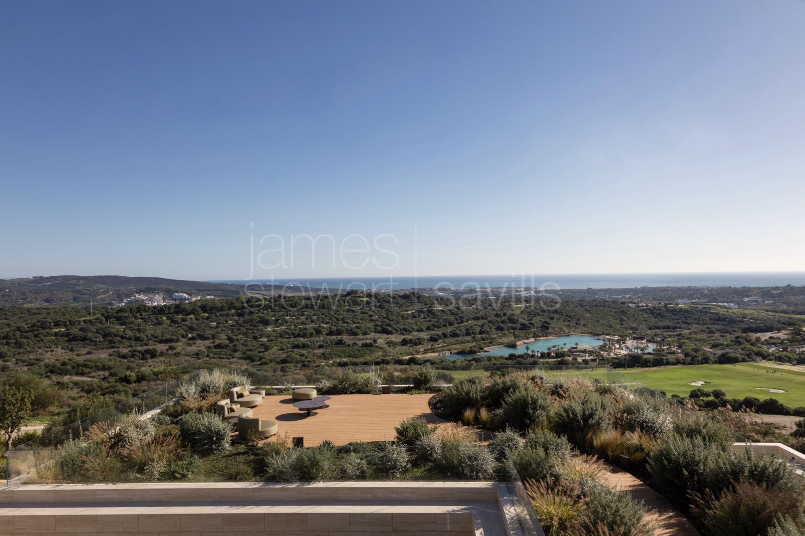 Exceptional Contemporary Villa with Panoramic Sea, Golf and Mountain Views in La Reserva, Sotogrande