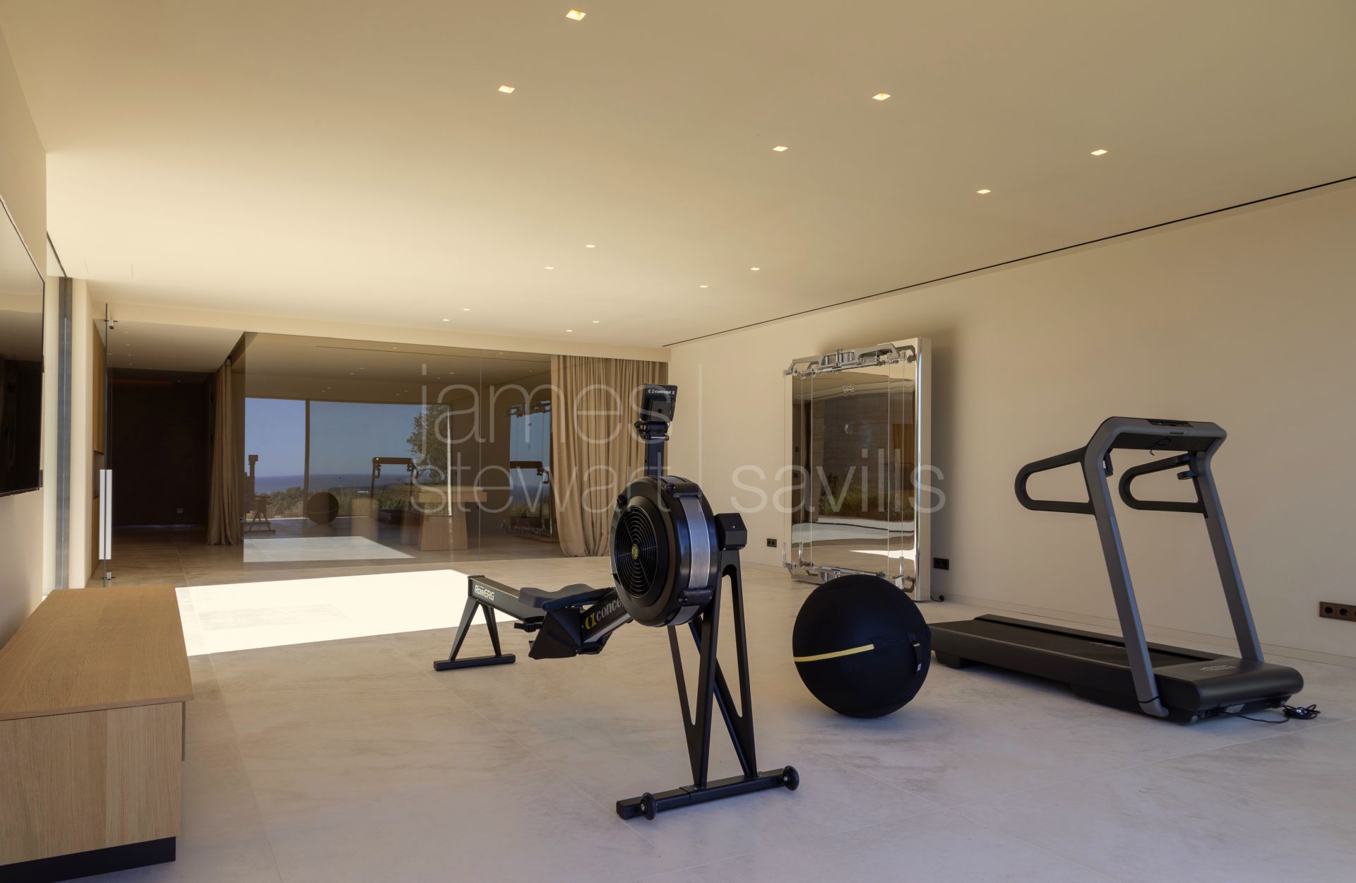 Exceptional Contemporary Villa with Panoramic Sea, Golf and Mountain Views in La Reserva, Sotogrande