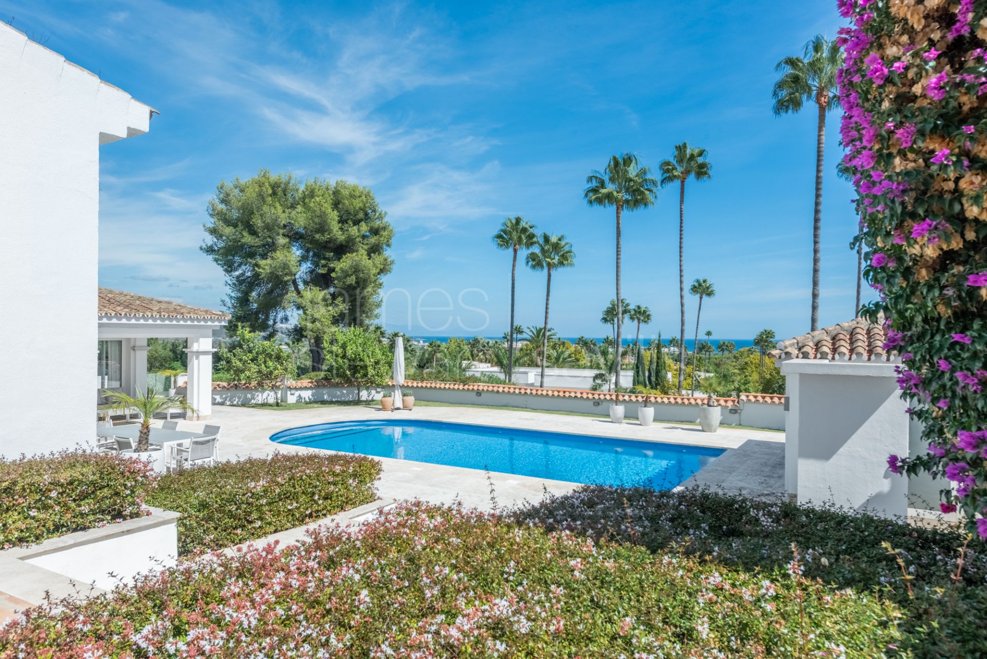 Elegant Villa with Exceptional Mediterranean Views in the Kings and Queens Area of Sotogrande