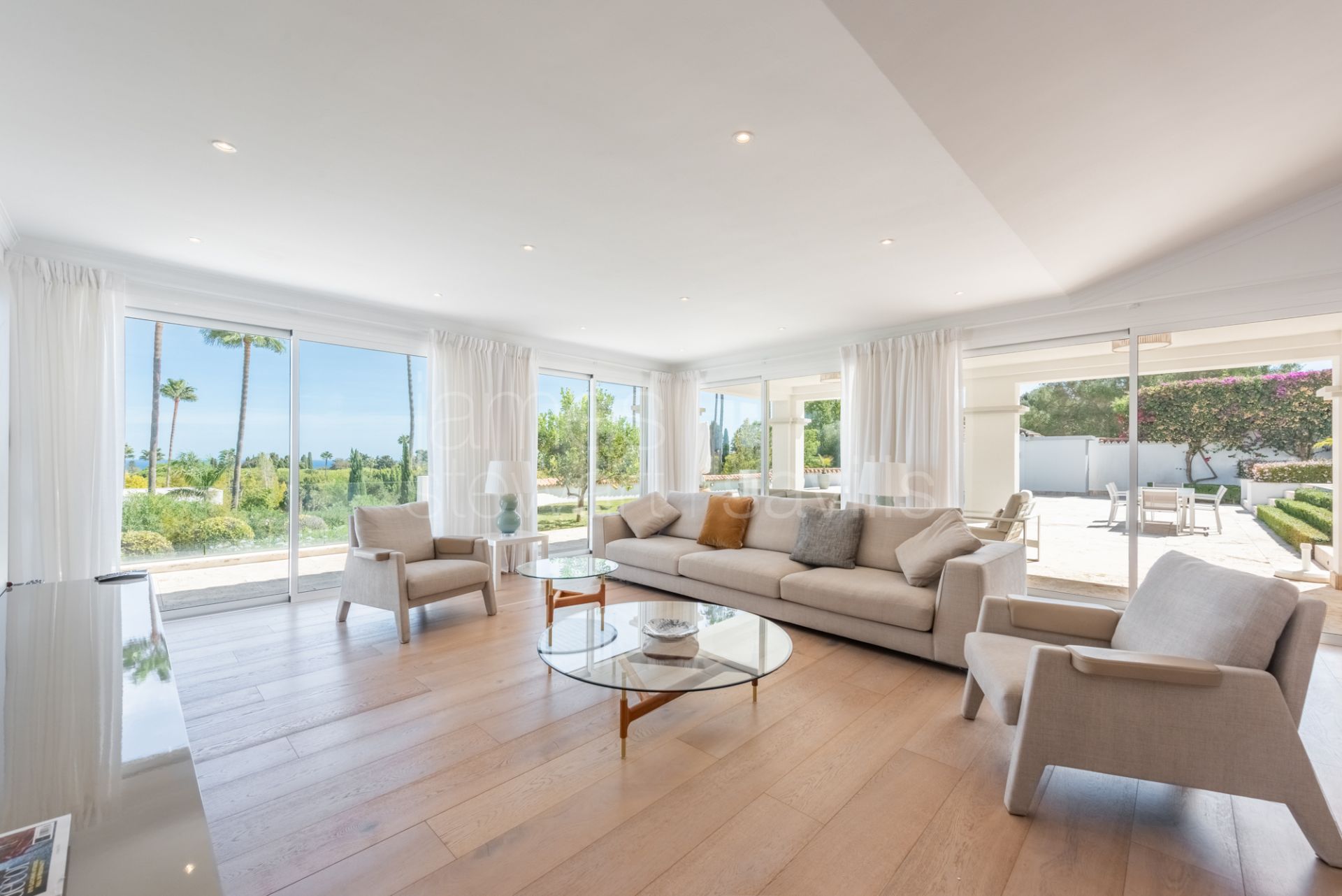 Elegant Villa with Exceptional Mediterranean Views in the Kings and Queens Area of Sotogrande