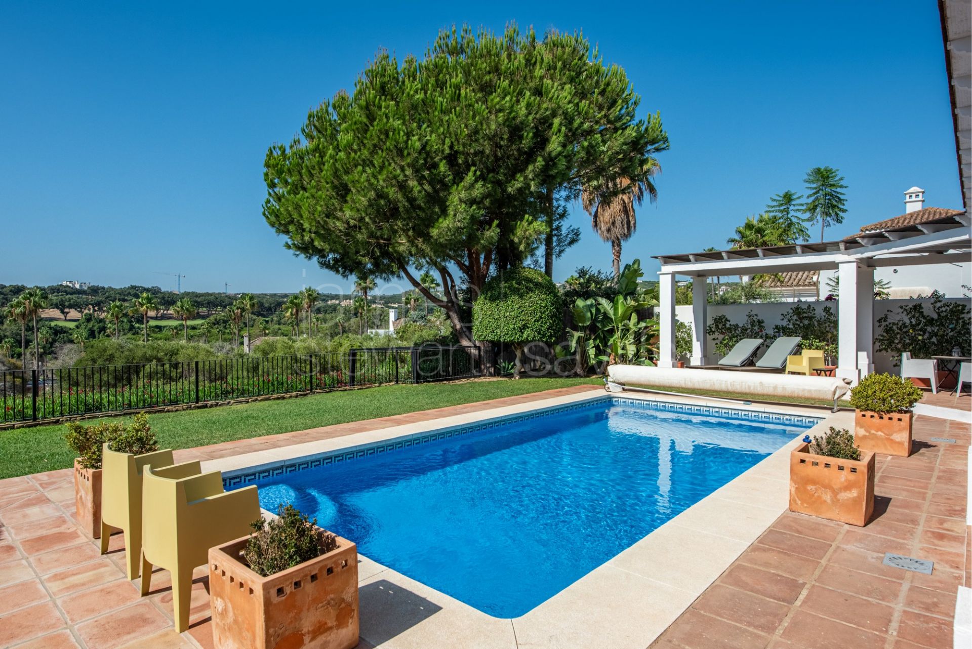 Beautiful family home combining Andalucian architure with contemporary styling in Sotogrande Alto