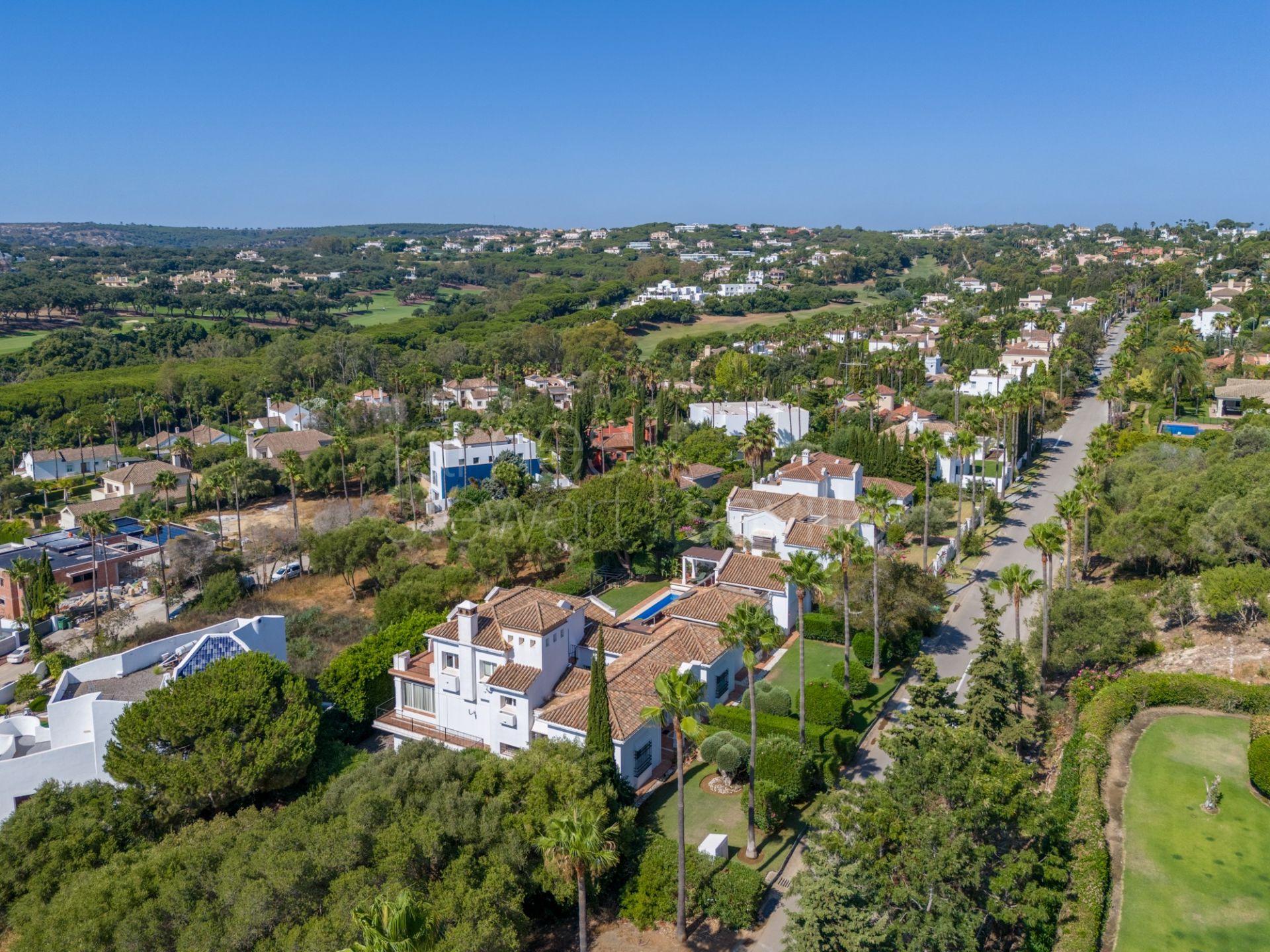 Beautiful family home combining Andalucian architure with contemporary styling in Sotogrande Alto