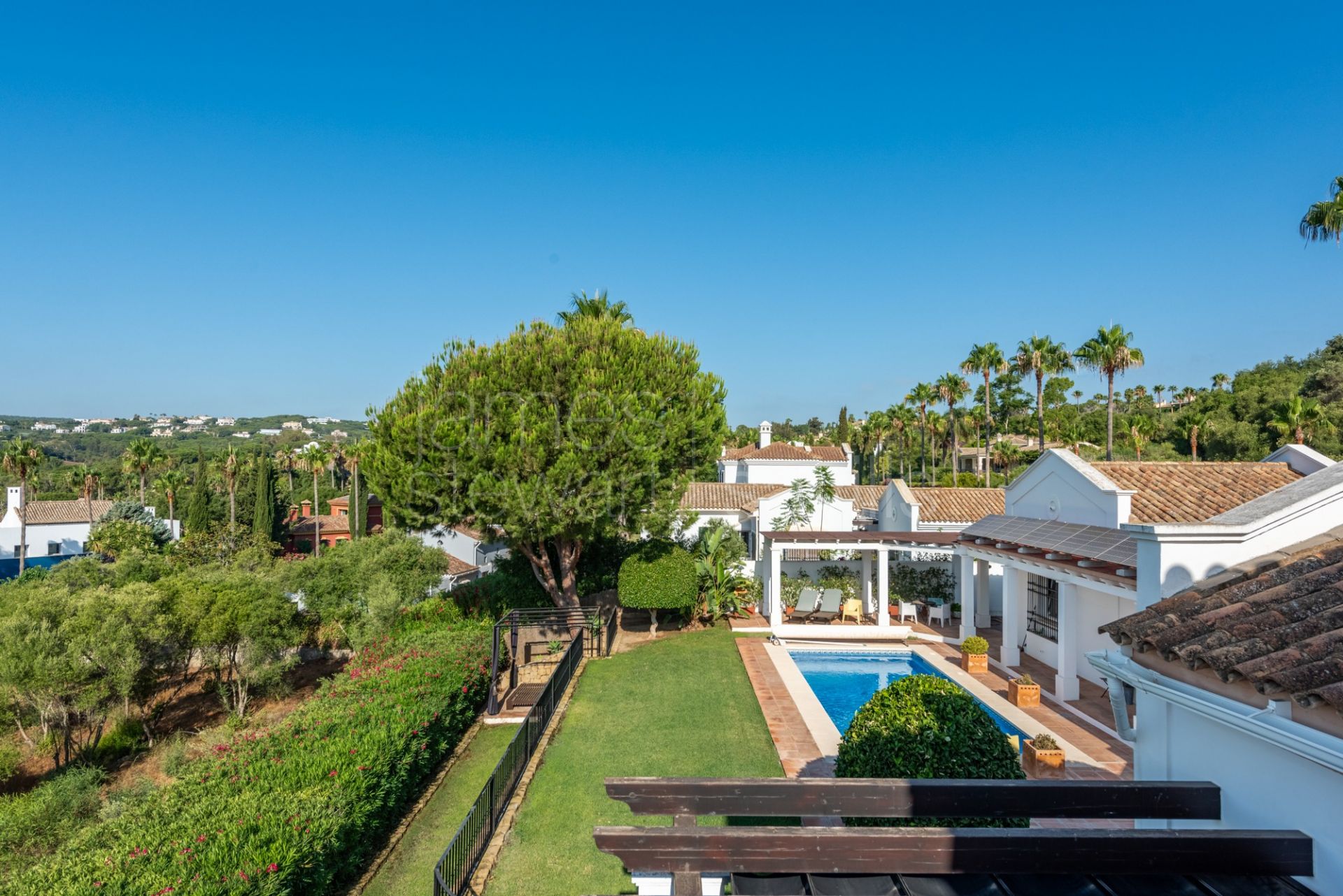 Beautiful family home combining Andalucian architure with contemporary styling in Sotogrande Alto