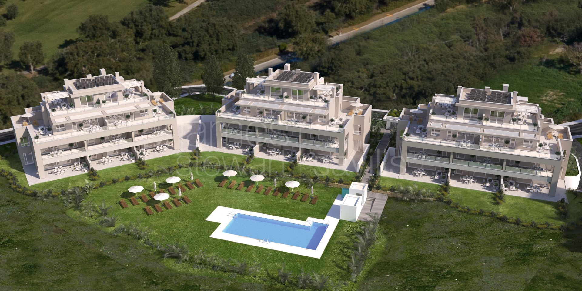 Nuevos apartamentos en primera linea de San Roque Golf desde €405.000