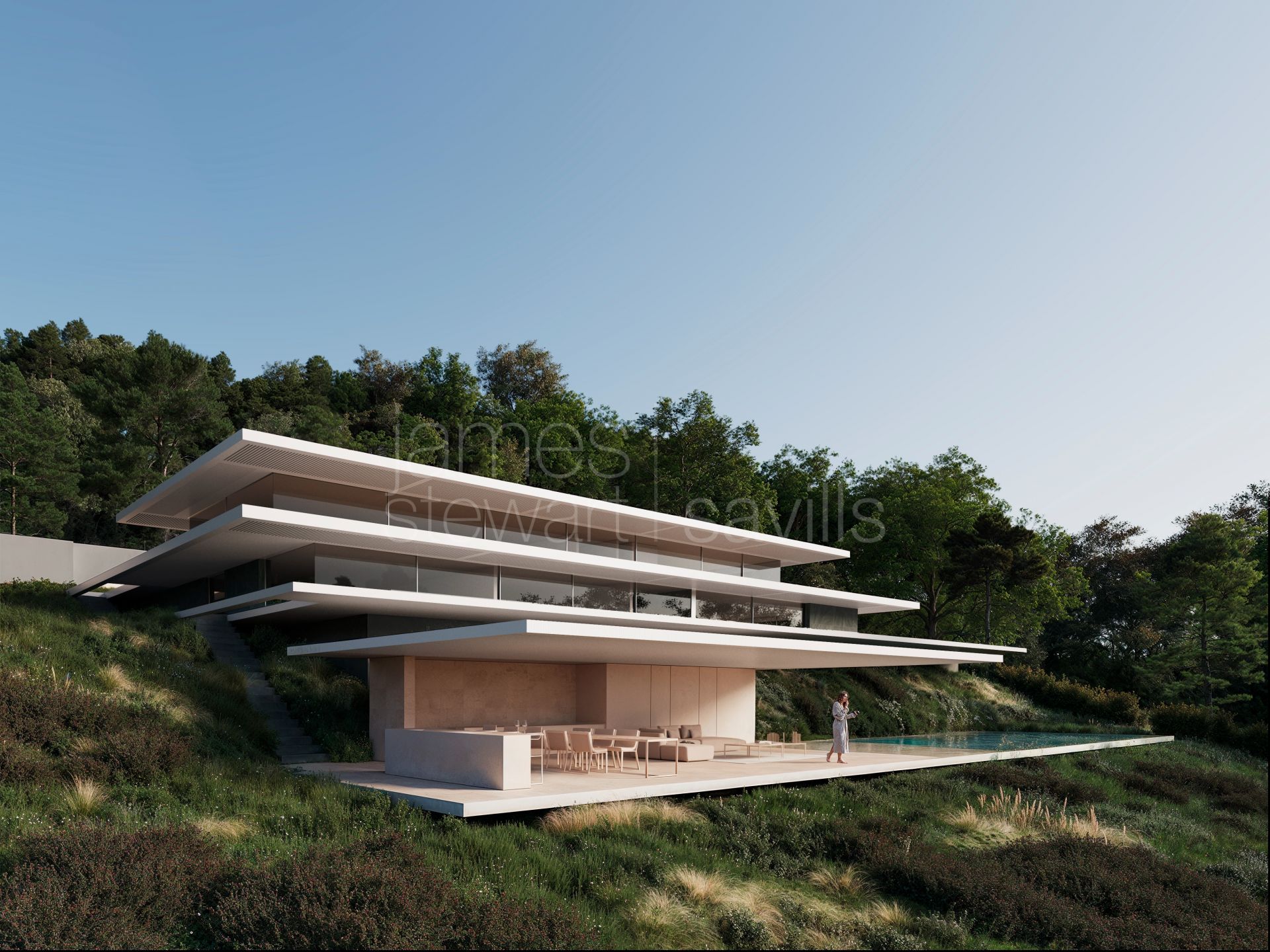 Proyecto de Villa de Lujo en Primera Línea de Golf en La Reserva de Sotogrande