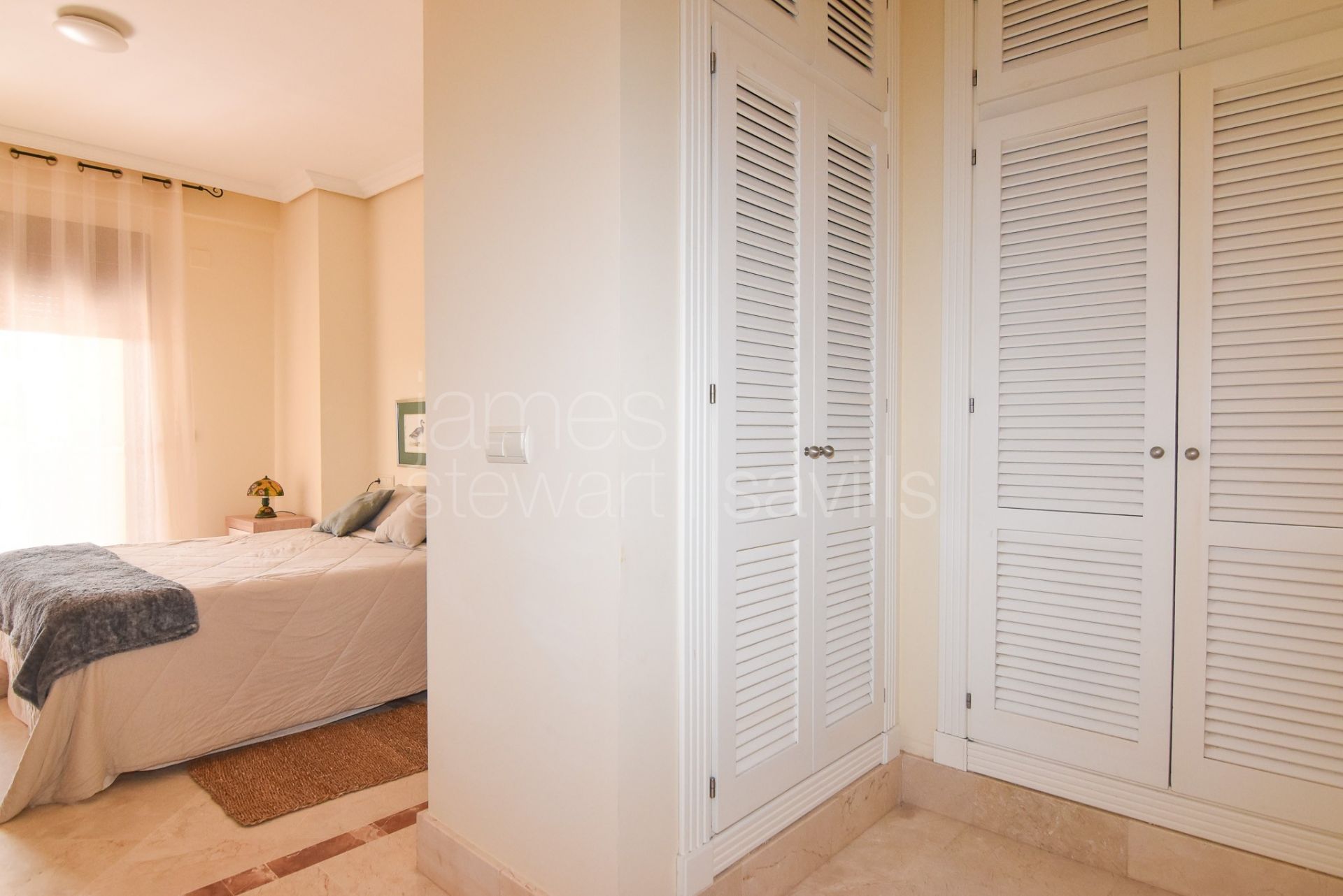 Two bedroom apartment in the beach side of the Marina with excellent rental potential