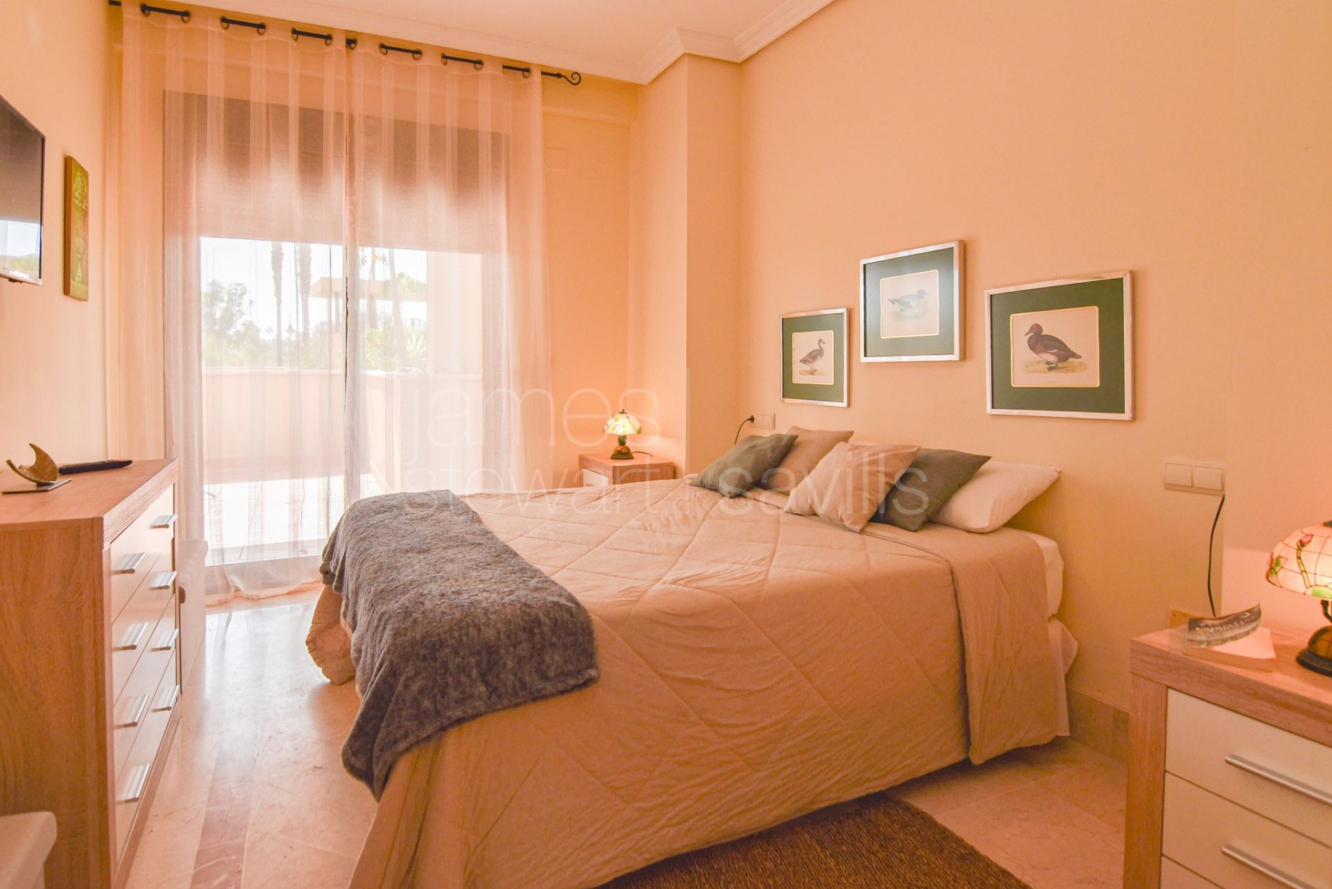 Two bedroom apartment in the beach side of the Marina with excellent rental potential