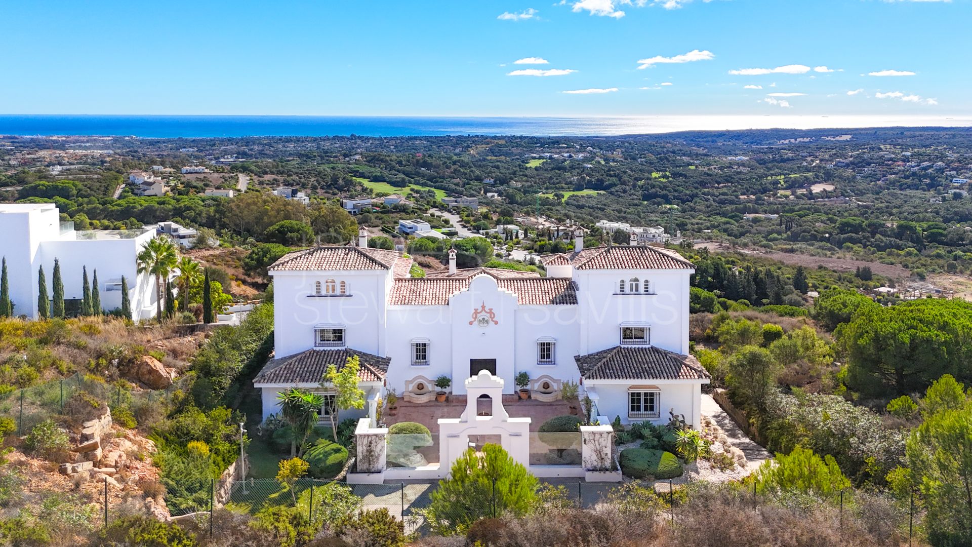 Grand Andalusian Villa with Spa, Cinema and 12-Car Garage in La Reserva Sotogrande