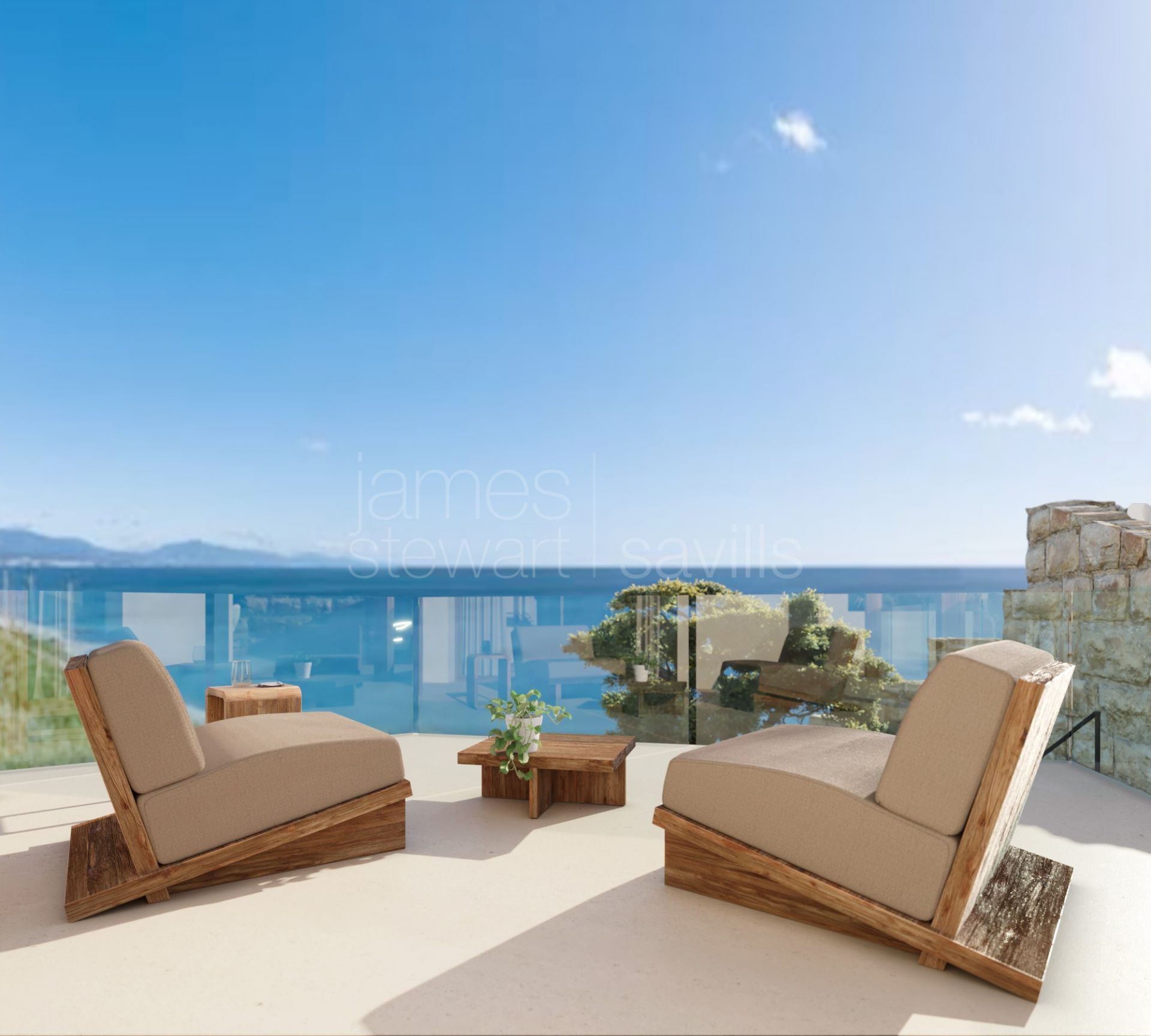 Contemporary villa with sea views in Punta Chullera, Manilva