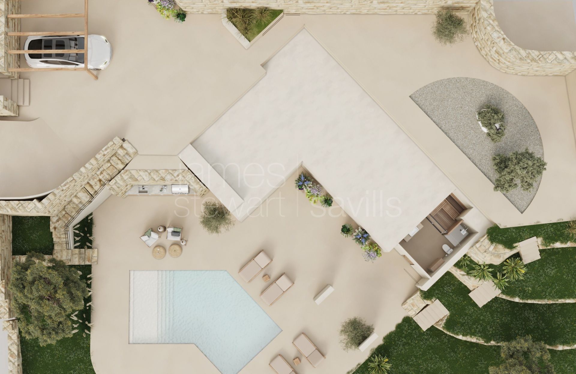 Contemporary villa with sea views in Punta Chullera, Manilva