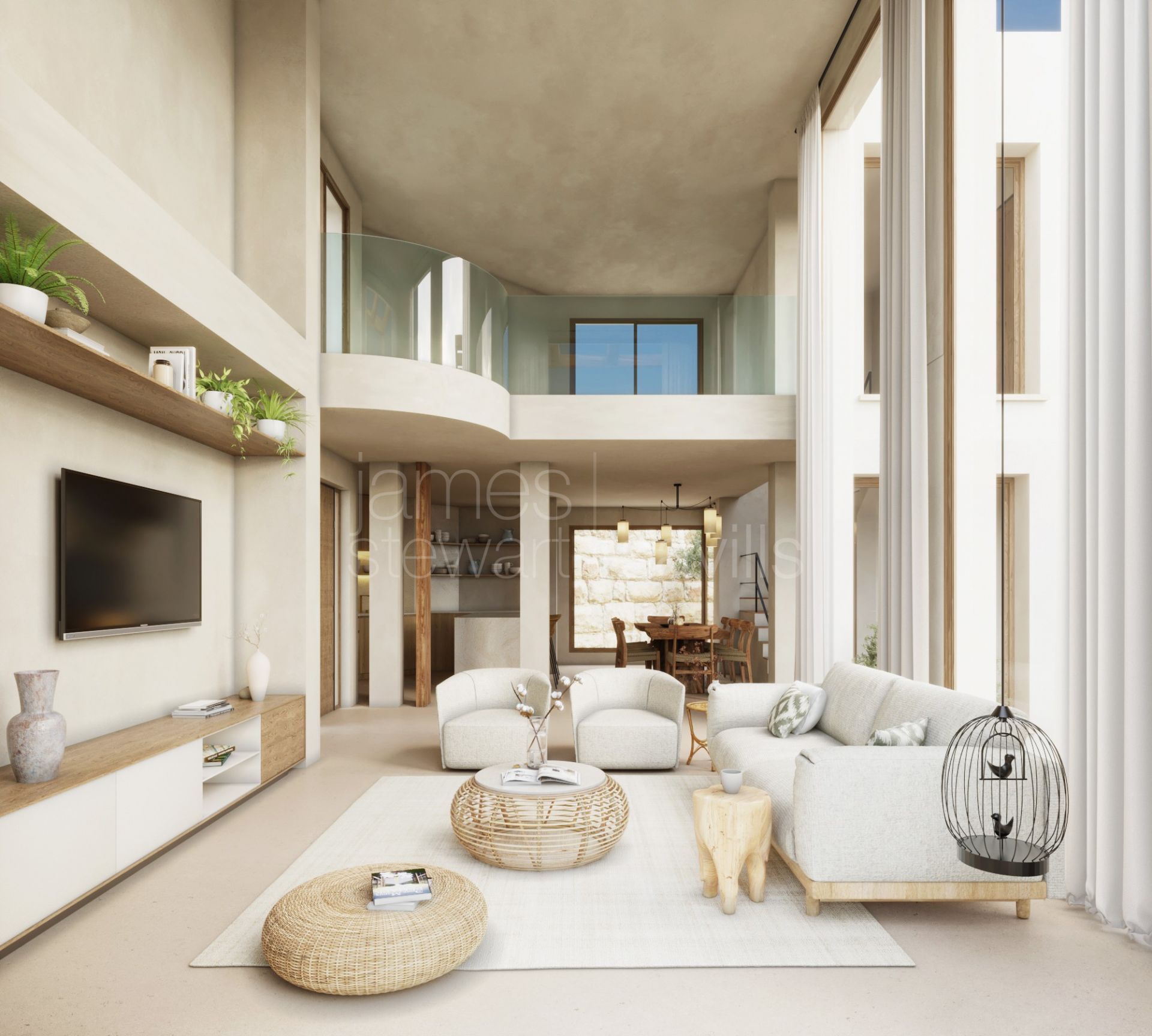 Contemporary villa with sea views in Punta Chullera, Manilva