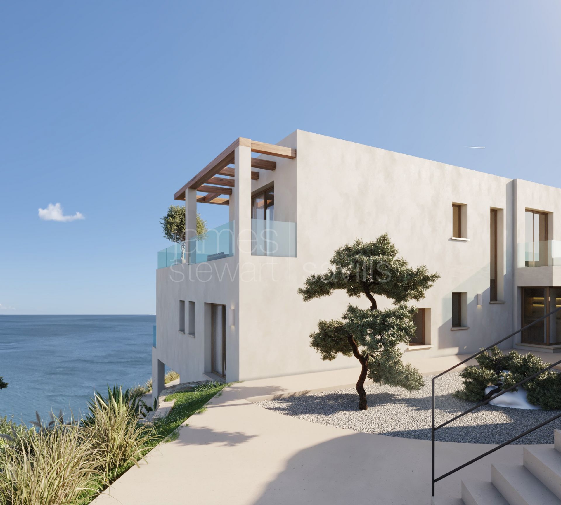 Contemporary villa with sea views in Punta Chullera, Manilva