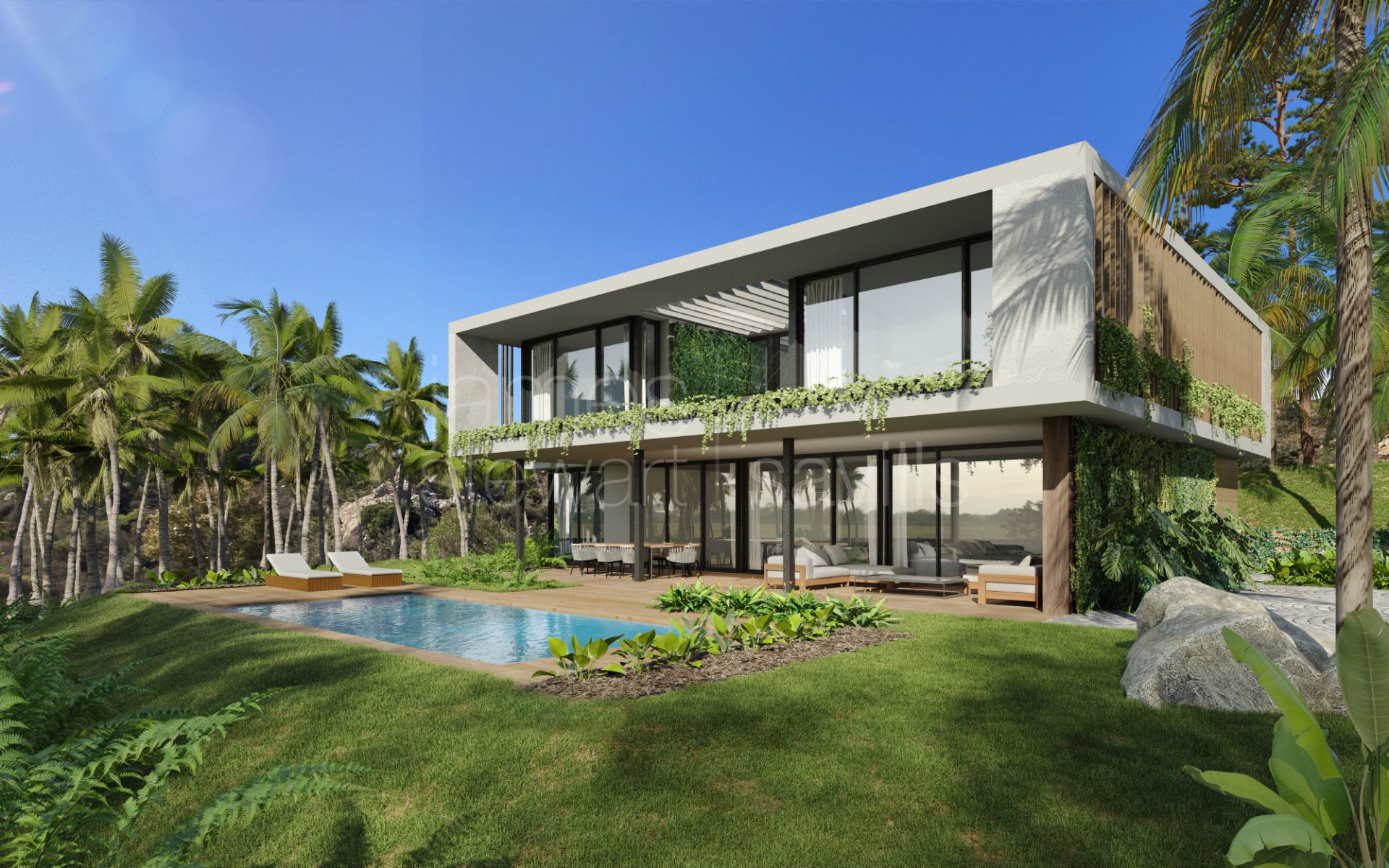 New Contemporary Villa with Panoramic Sea Views in La Reserva, Sotogrande
