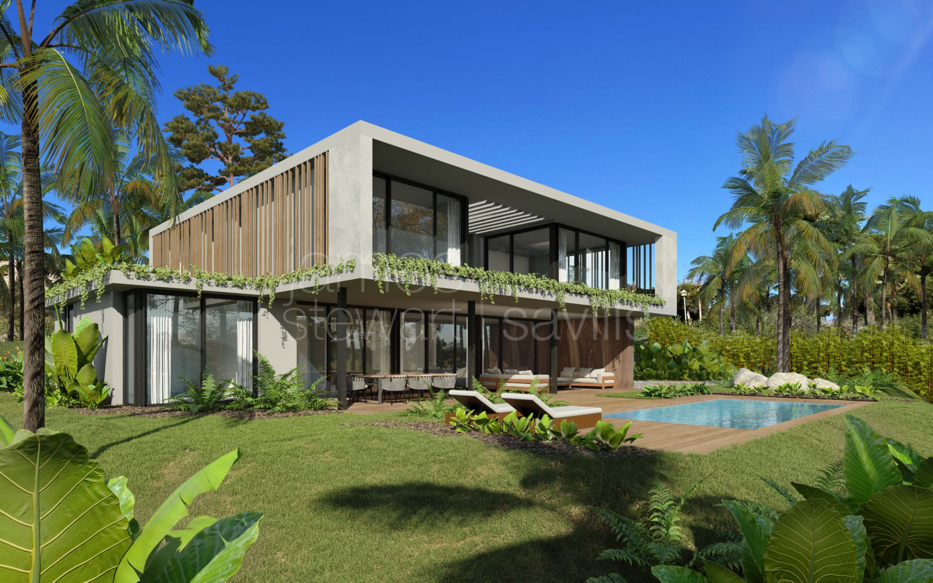 New Contemporary Villa with Panoramic Sea Views in La Reserva, Sotogrande