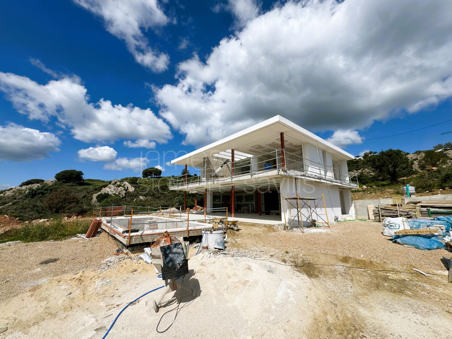 New Contemporary Villa with Panoramic Sea Views in La Reserva, Sotogrande