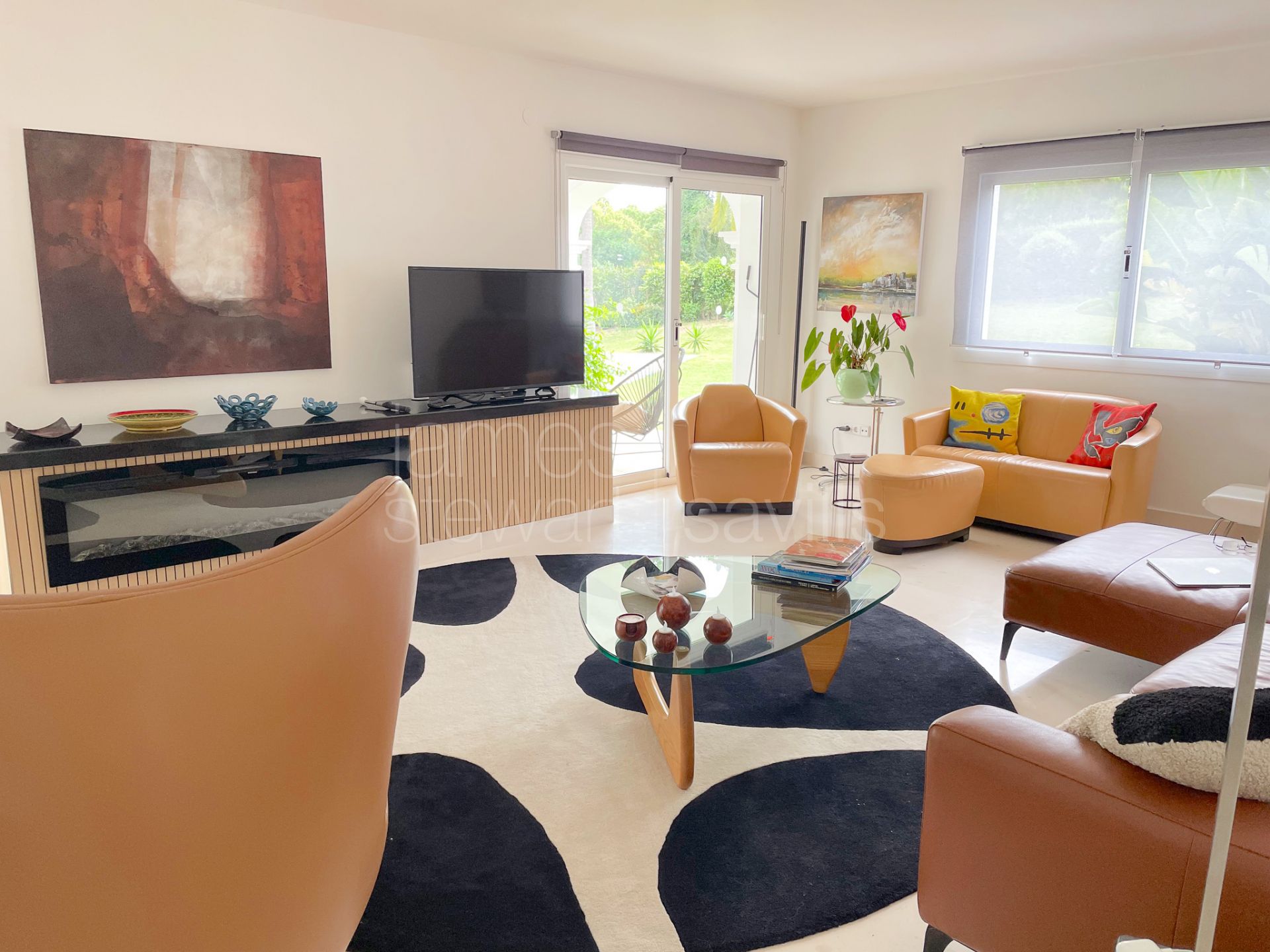 Elegant Andalusian-style villa frontline to Real Valderrama golf course, Sotogrande
