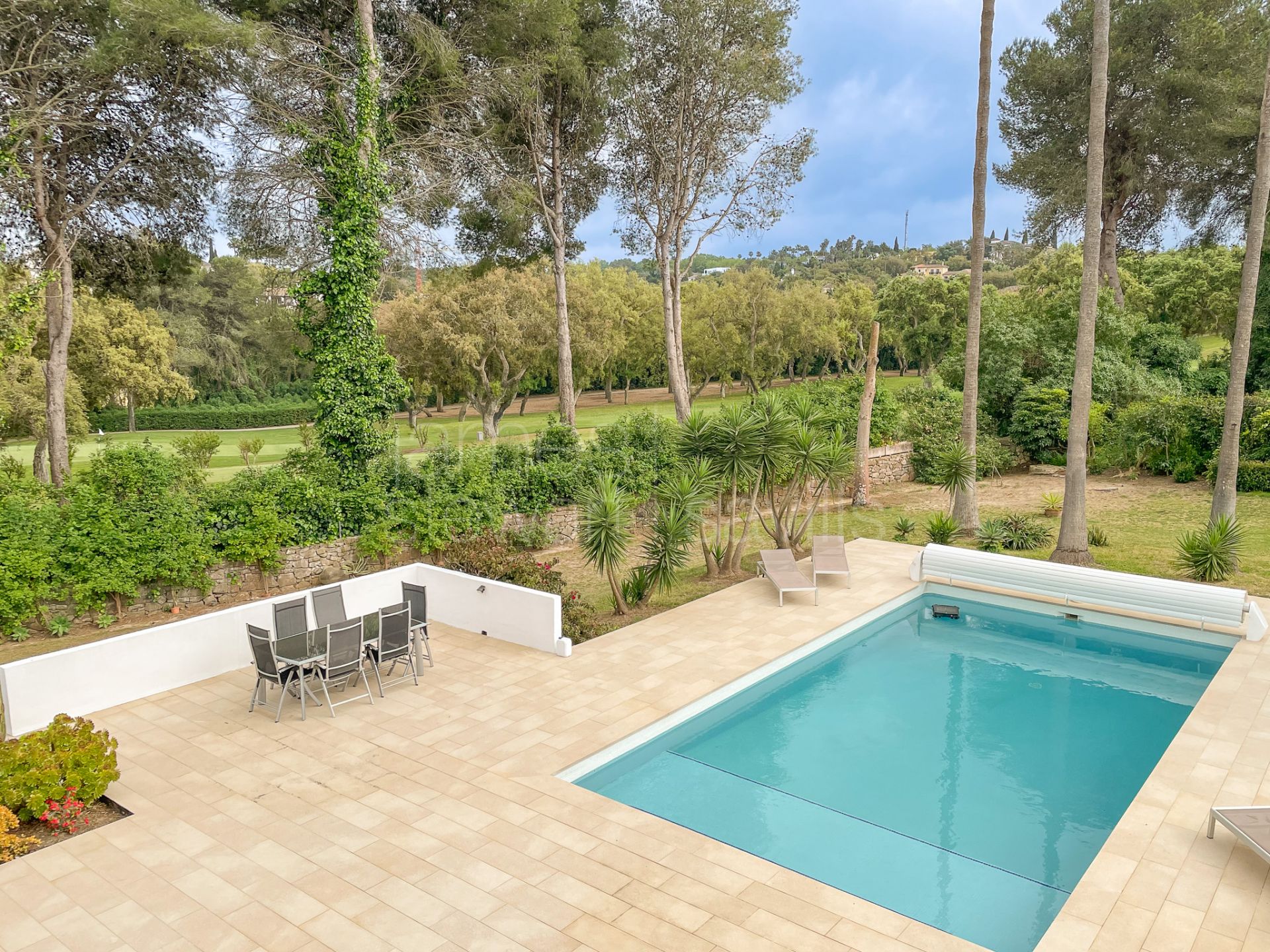 Elegant Andalusian-style villa frontline to Real Valderrama golf course, Sotogrande