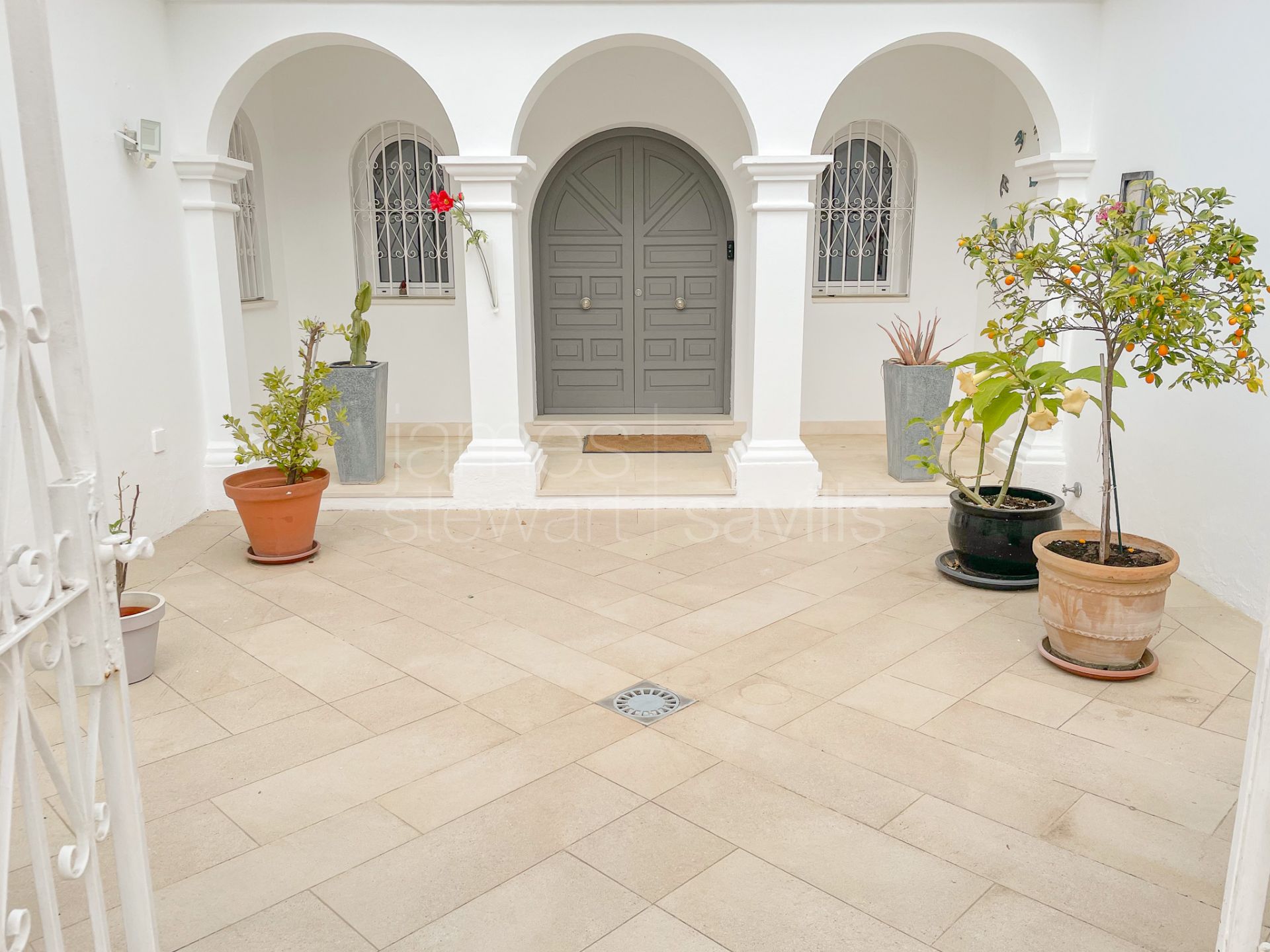 Elegant Andalusian-style villa frontline to Real Valderrama golf course, Sotogrande