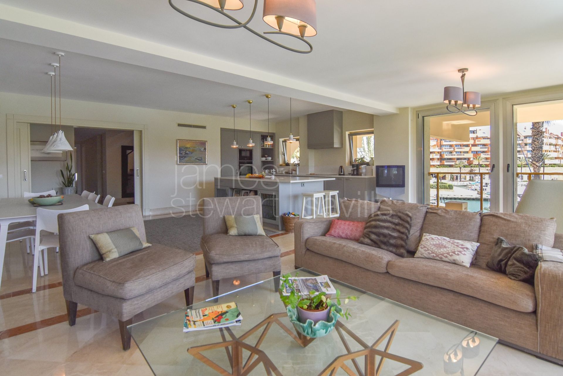 Corner Duplex Penthouse probably the best Marina views in Sotogrande