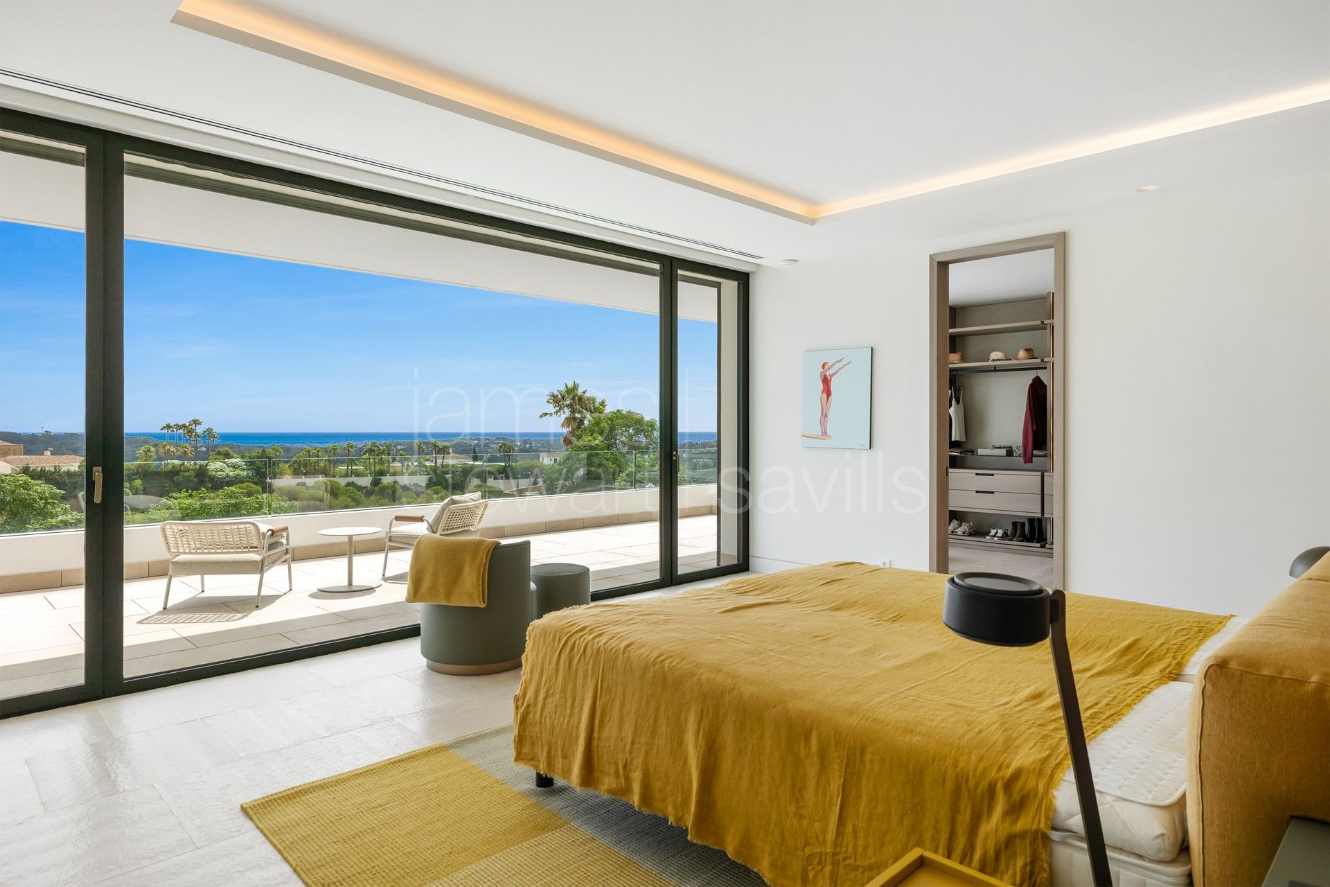 Villa contemporánea con vistas al mar, spa y piscina infinita en Sotogrande Alto