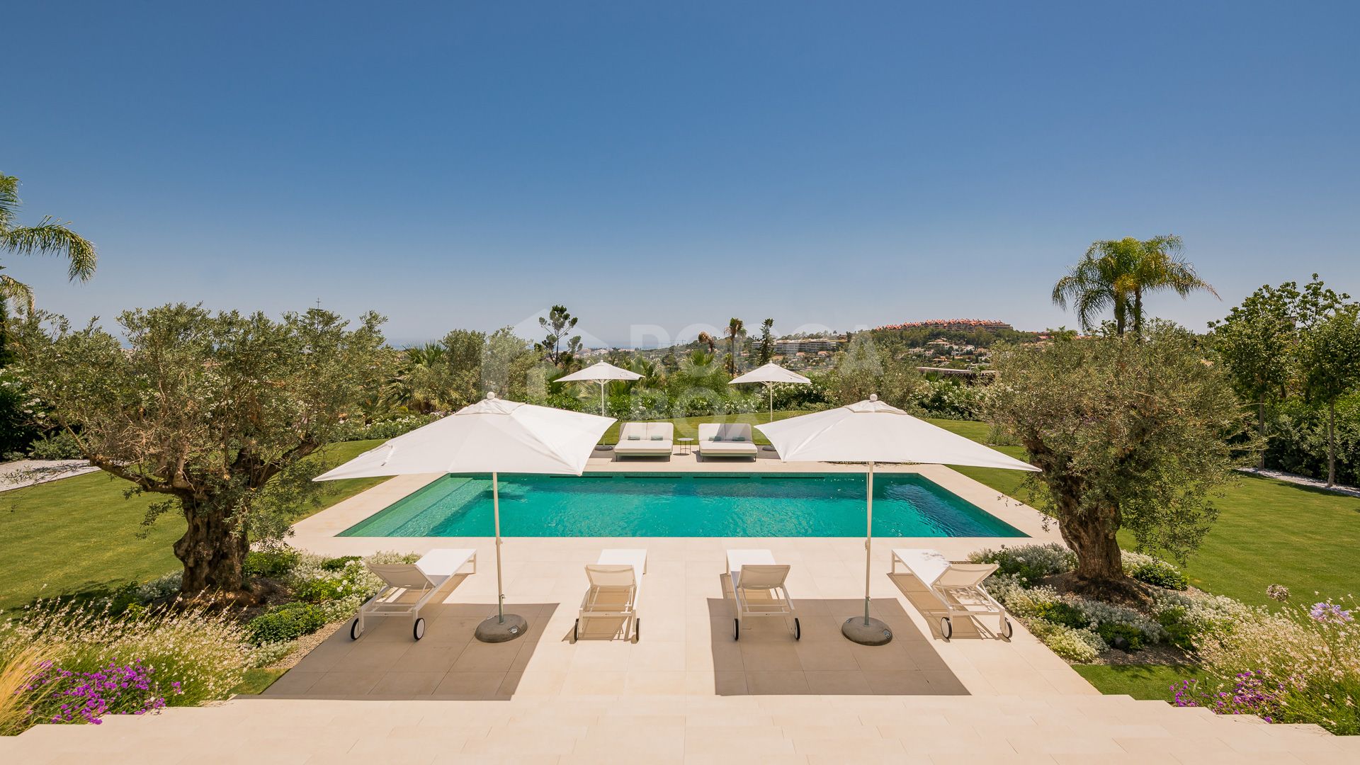 Modern villa for sale designed by Miguel Tobal with panoramic sea views, Nueva Andalucia