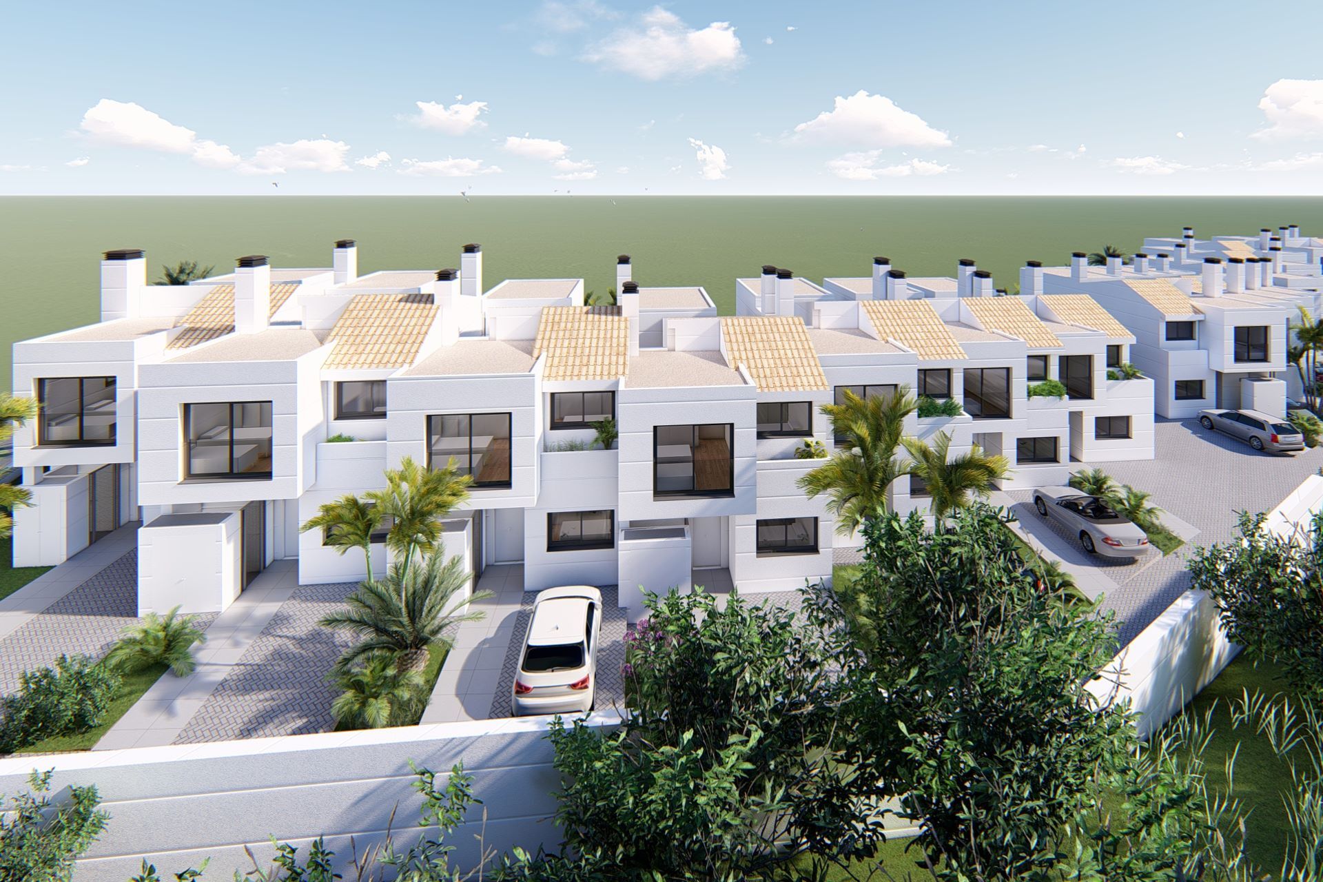 New Development of Townhouses in Benahavis Town | Engel & Völkers Marbella