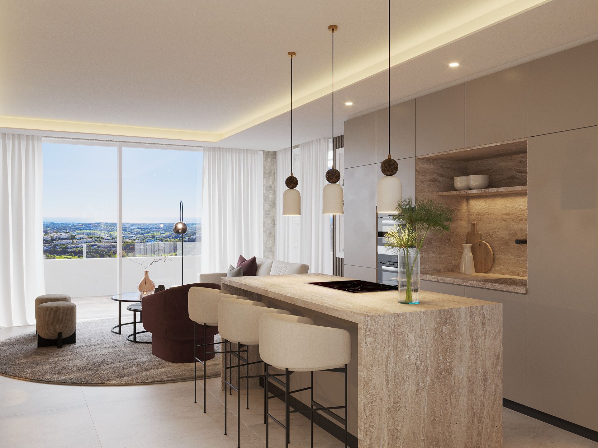 Stunning modern Penthouse in La Mairena | Engel & Völkers Marbella
