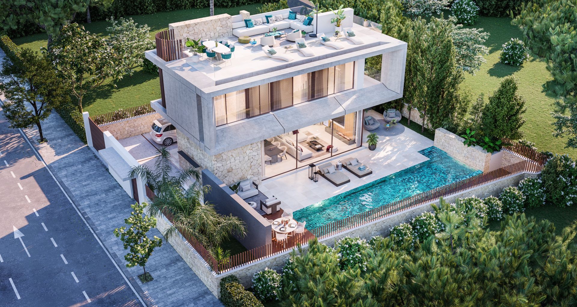 New built villa just 200m from the beach | Engel & Völkers Marbella