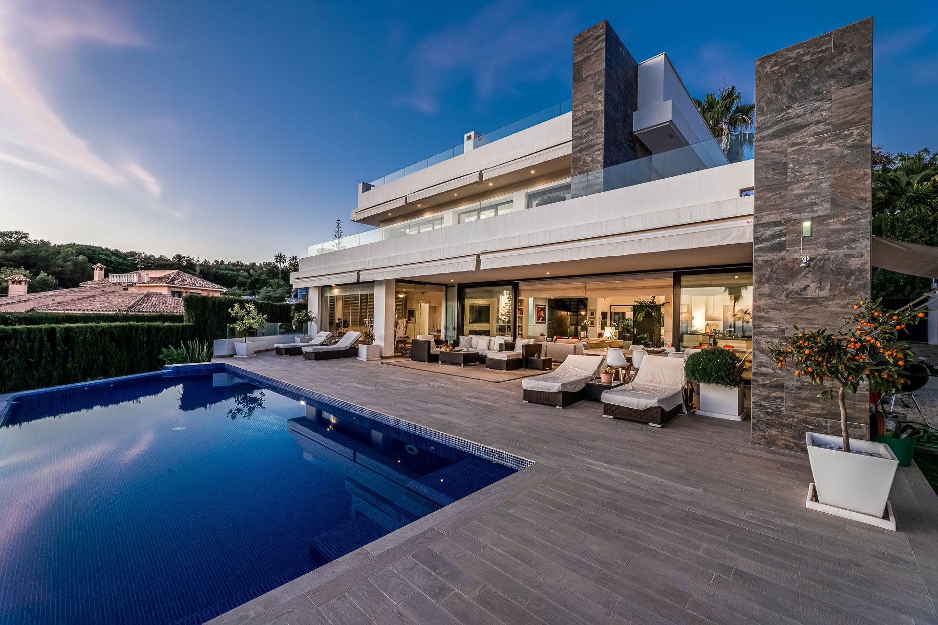 Modern Designer Villa With Stunning Views Golden Mile Engel Volkers Marbella