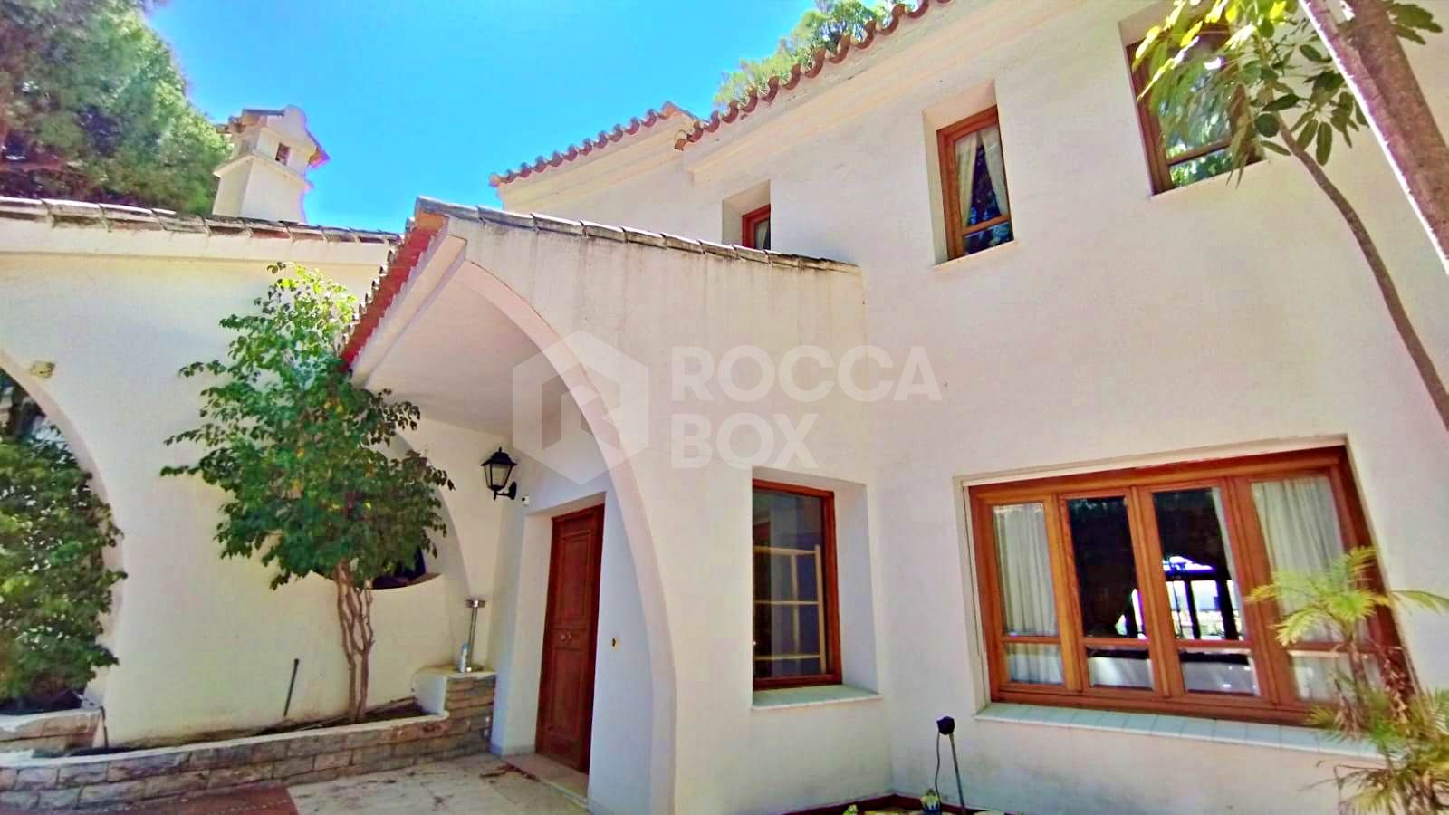 Grand Beachside Villa for renovation in Marbella East