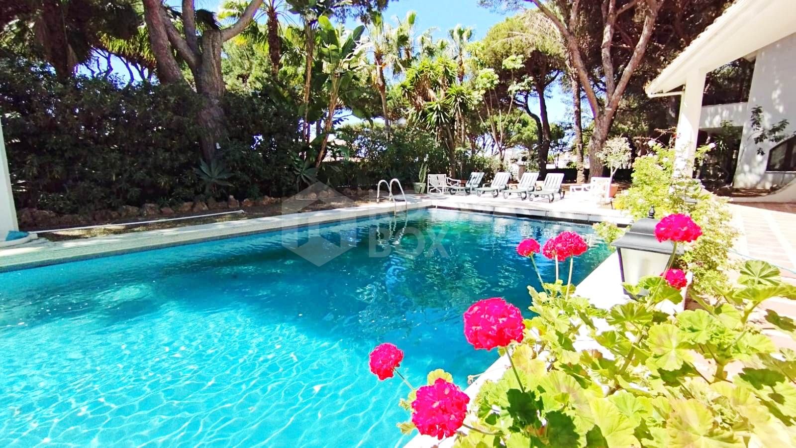 Grand Beachside Villa for renovation in Marbella East