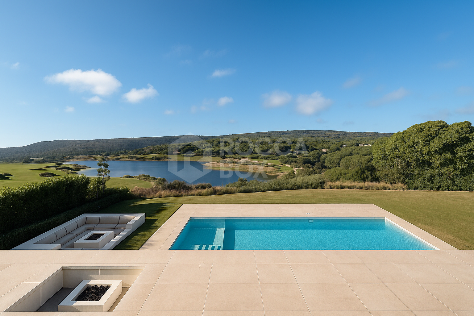 Contemporary Frontline Golf Villa with Lake Views – Sotogrande Alto