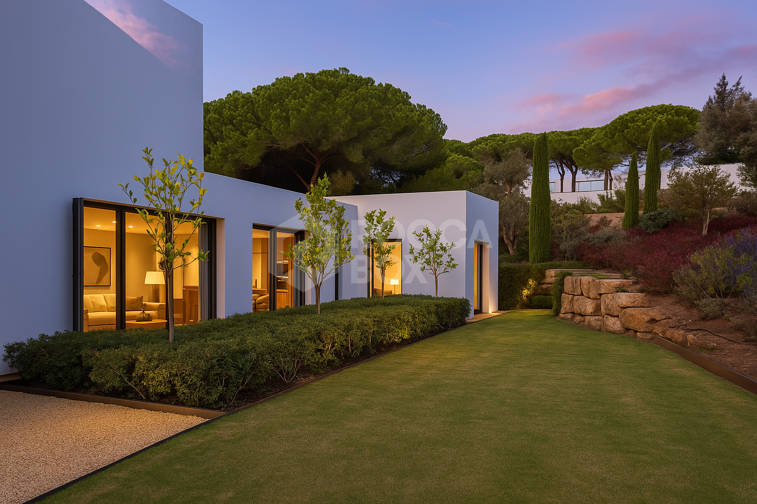 Contemporary Frontline Golf Villa with Lake Views – Sotogrande Alto