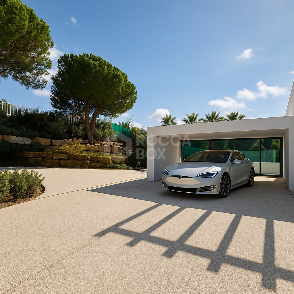 Contemporary Frontline Golf Villa with Lake Views – Sotogrande Alto