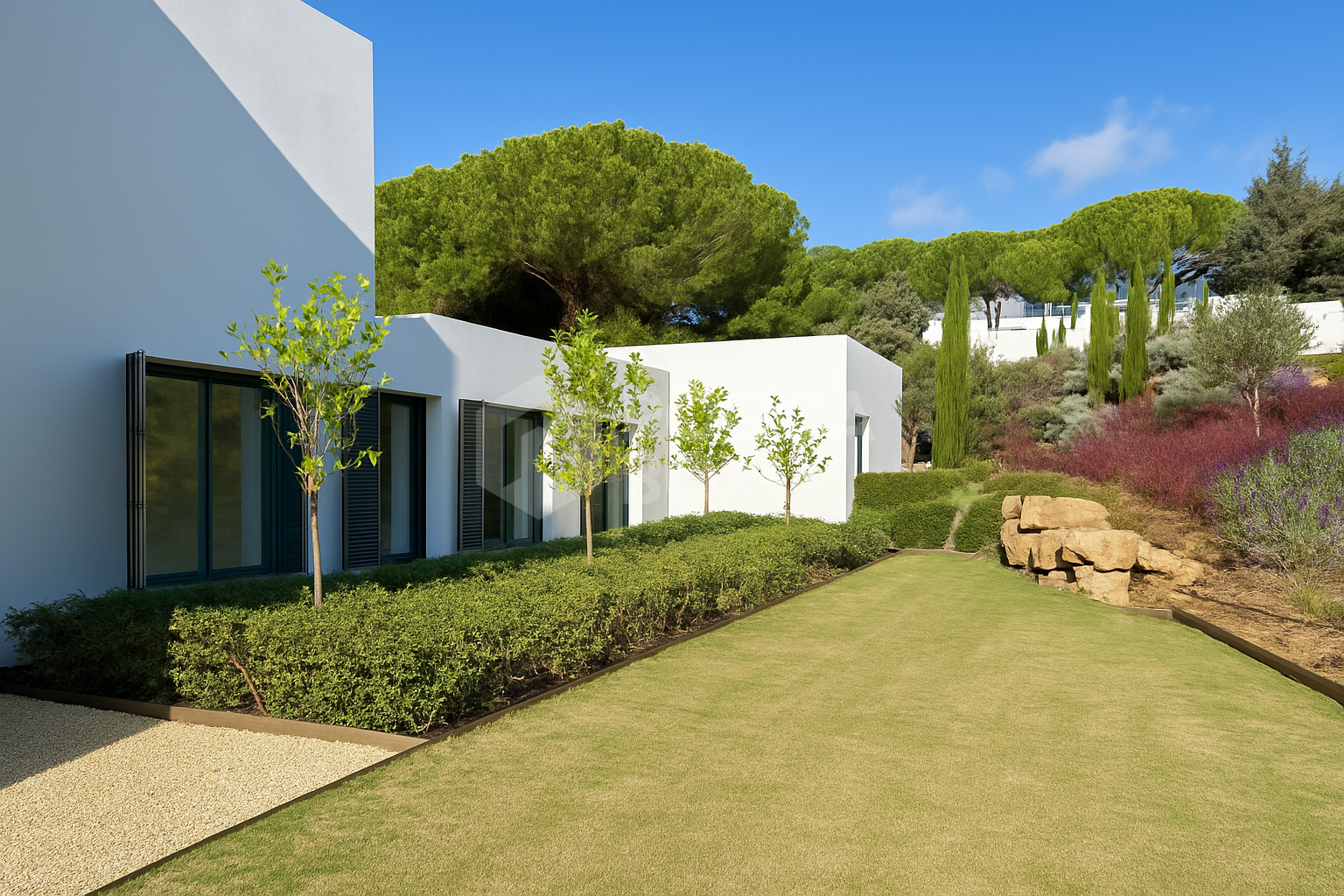 Contemporary Frontline Golf Villa with Lake Views – Sotogrande Alto