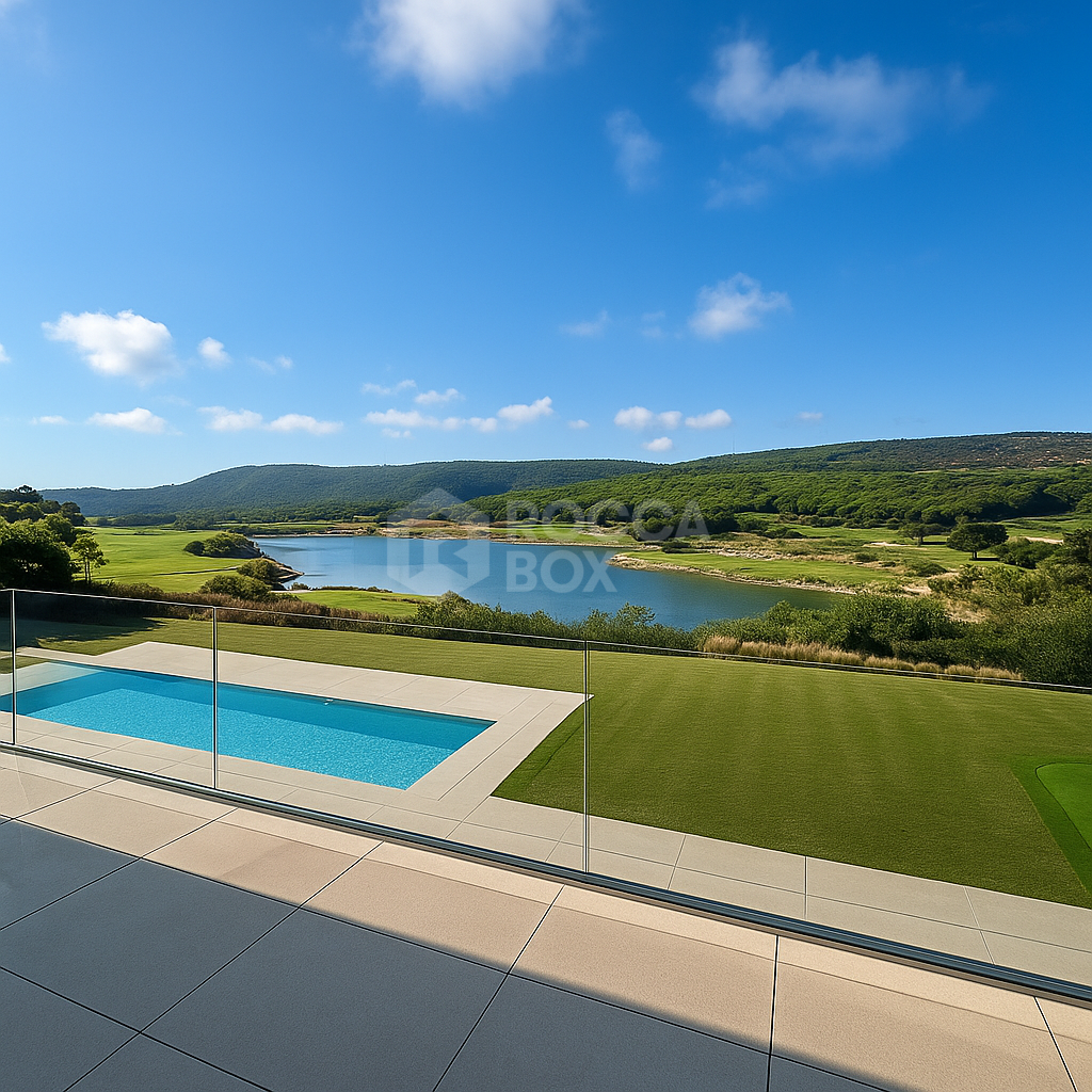 Contemporary Frontline Golf Villa with Lake Views – Sotogrande Alto