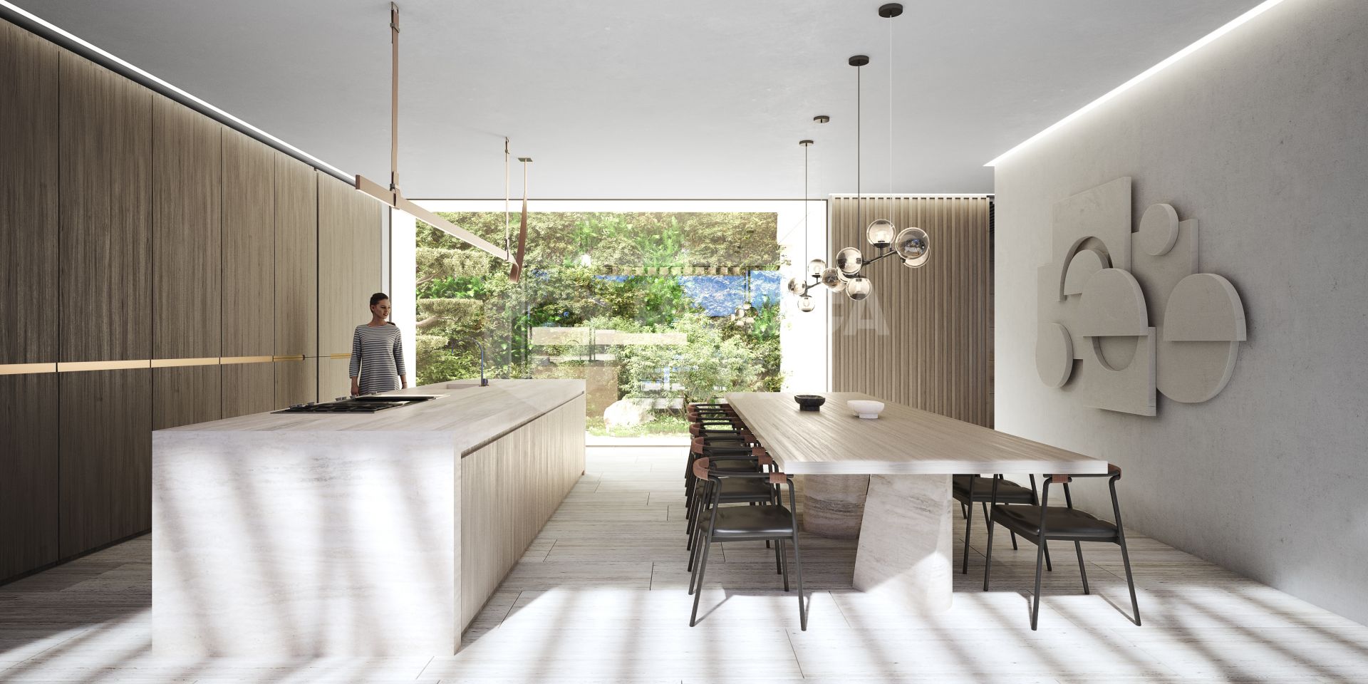 Southwest facing plot in La Zagaleta with a spectacular villa project