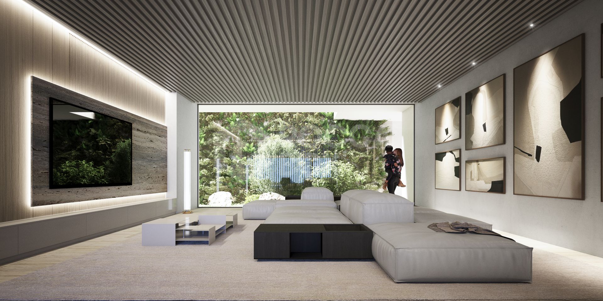 Southwest facing plot in La Zagaleta with a spectacular villa project