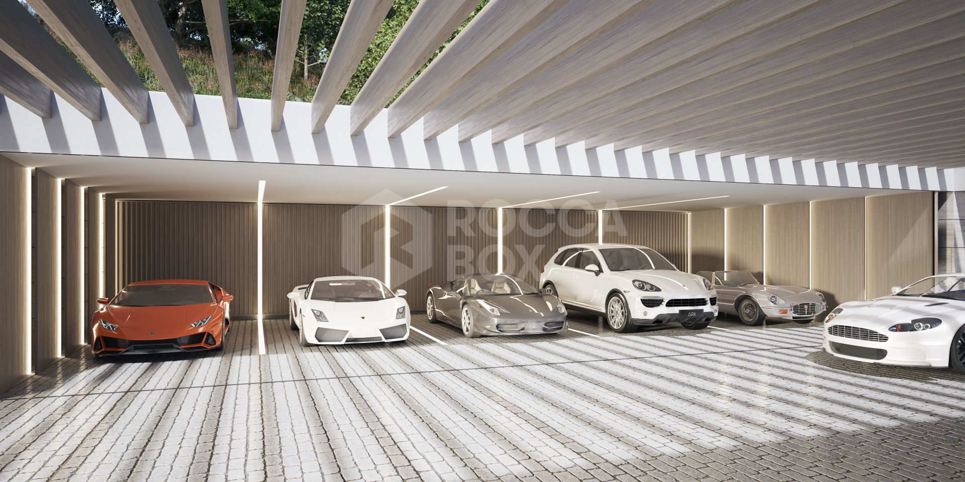 Southwest facing plot in La Zagaleta with a spectacular villa project