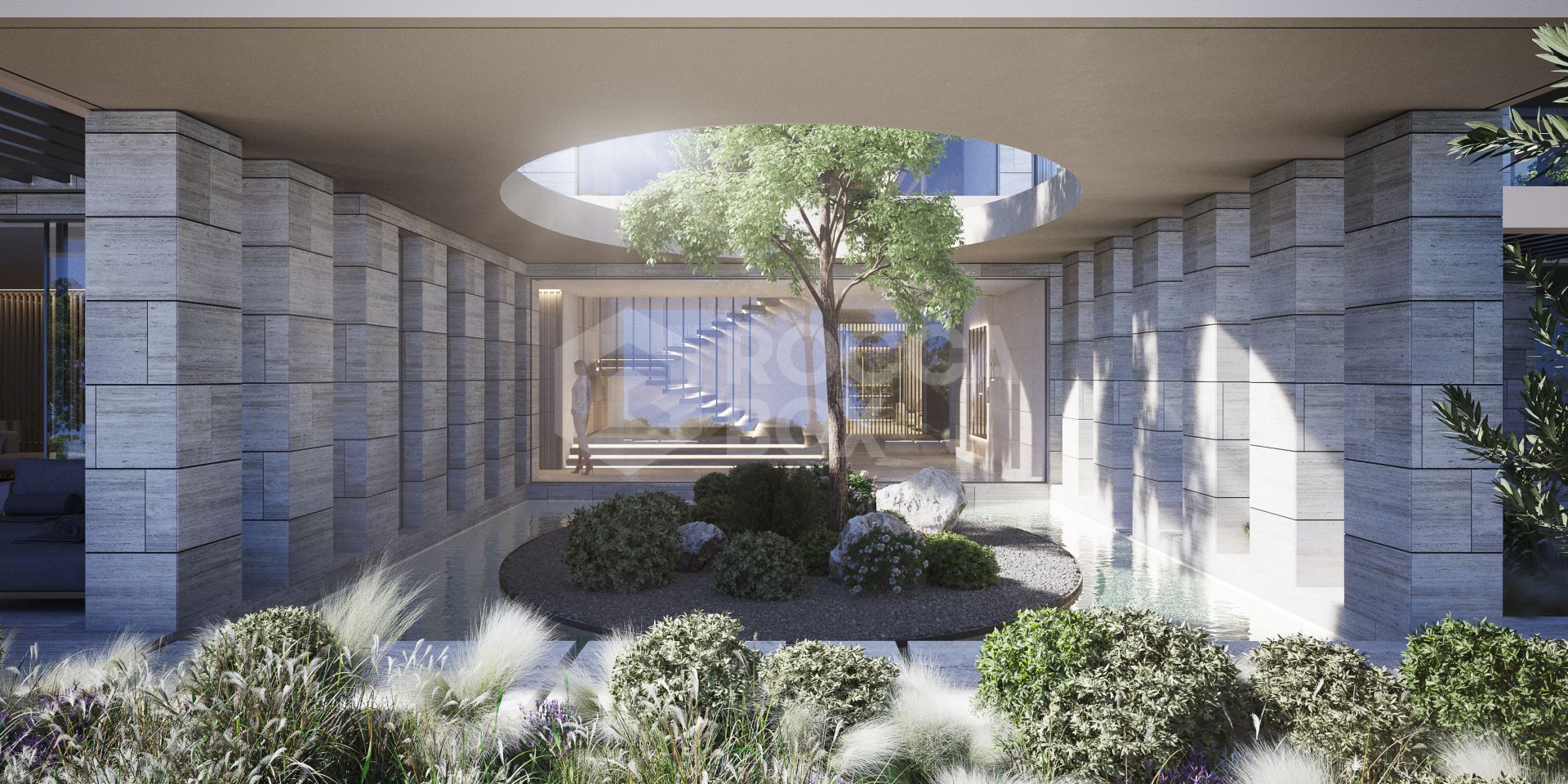 Southwest facing plot in La Zagaleta with a spectacular villa project