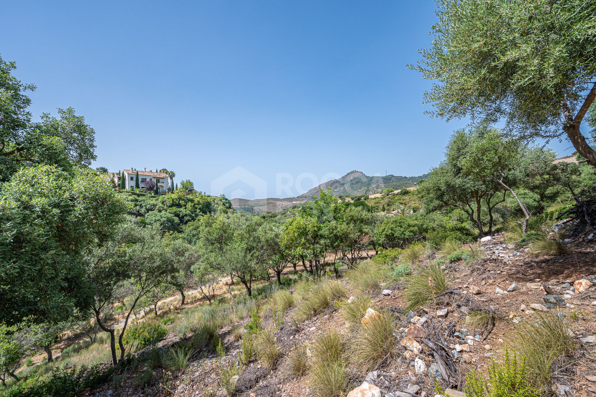 Southwest facing plot in La Zagaleta with a spectacular villa project
