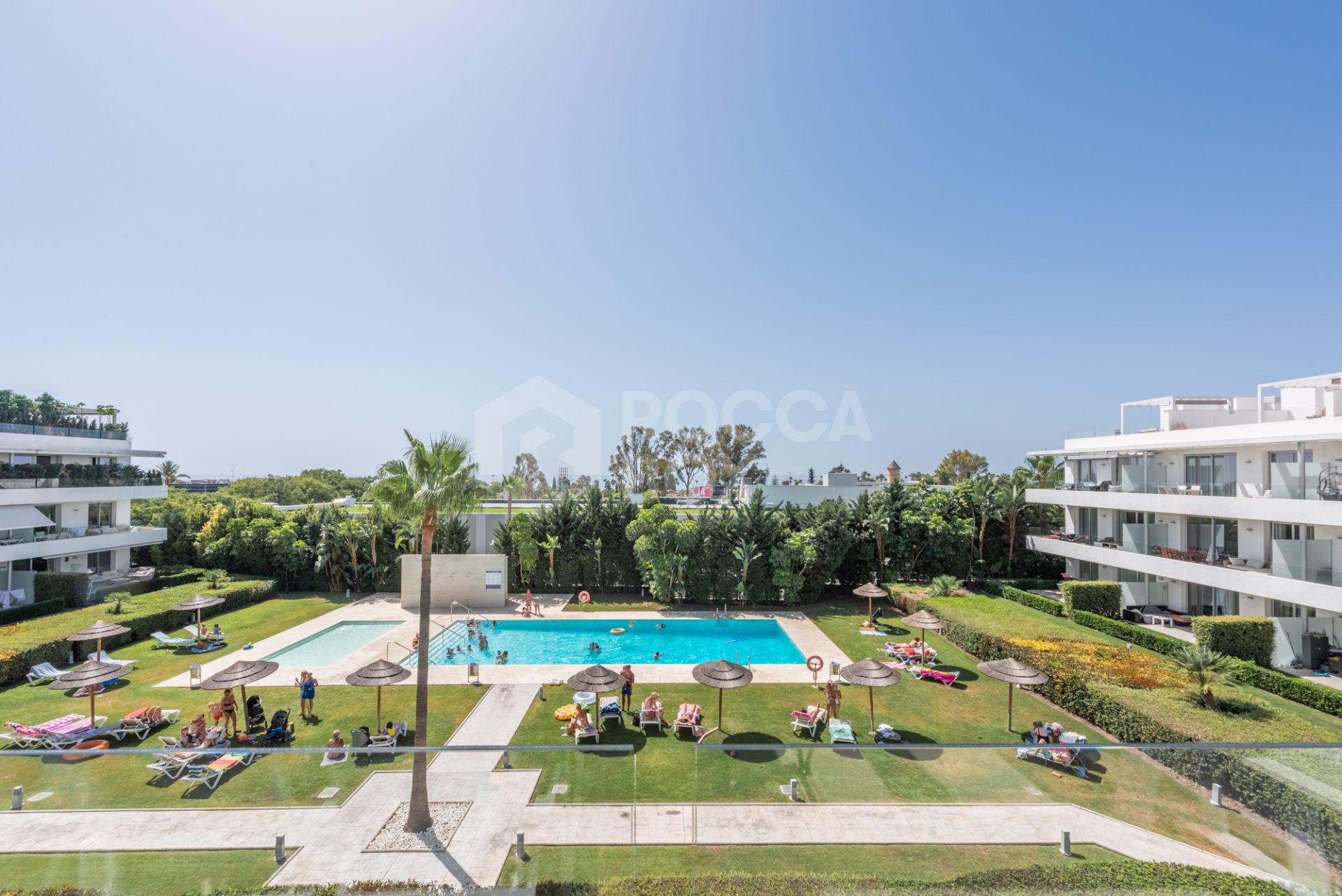 Stunning penthouse with fabulous terraces, sea views and elegant design. Walking distance to all amenities and the beach!