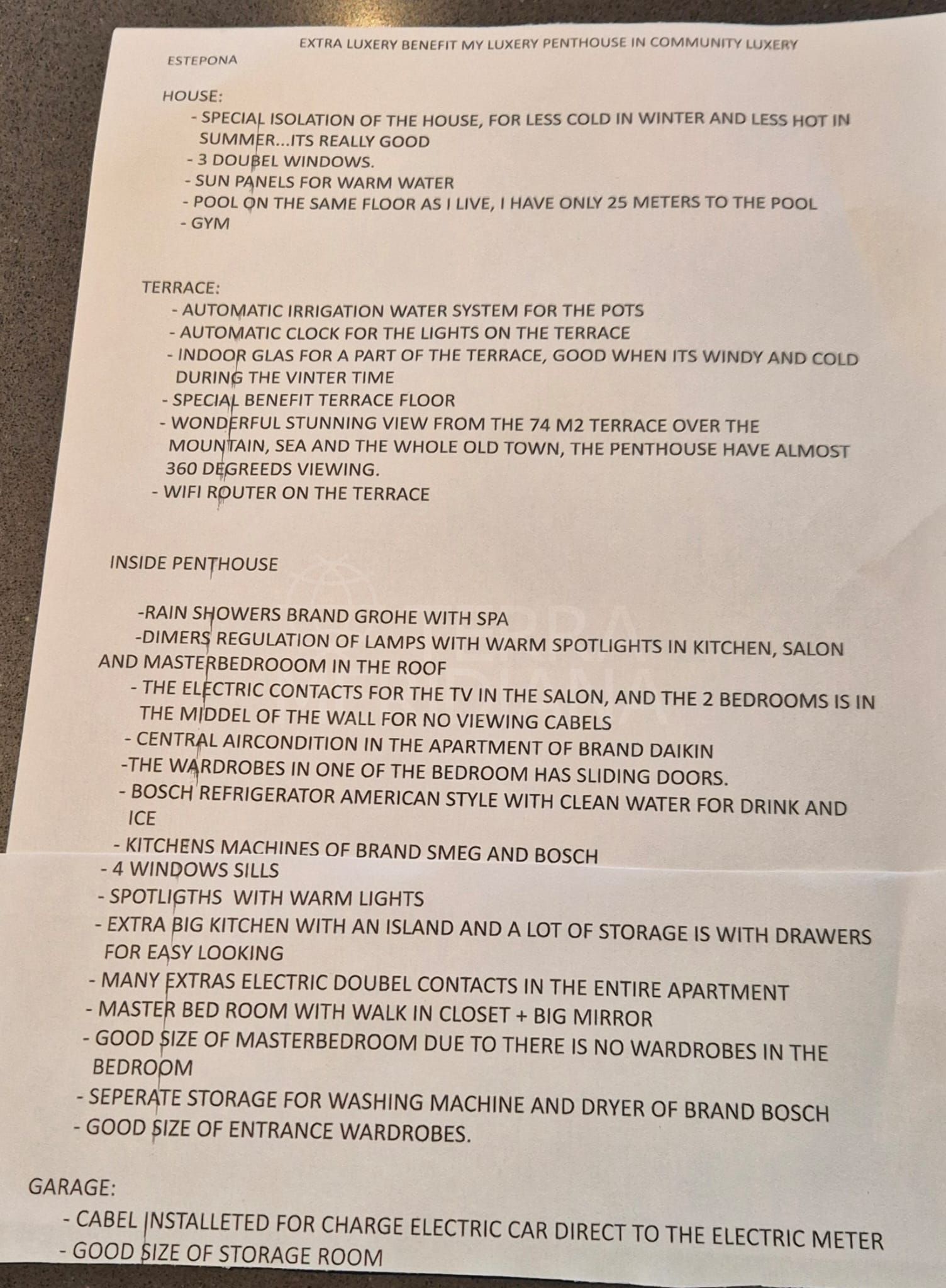 Penthouse in Estepona Centre, Estepona