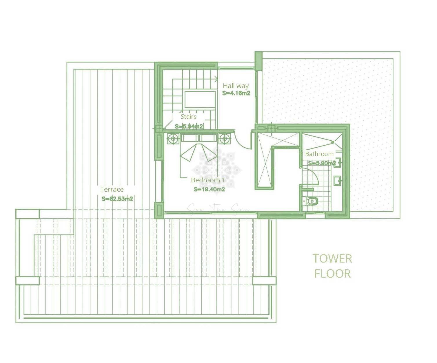 Penthouse in Cortijo del Golf, Estepona